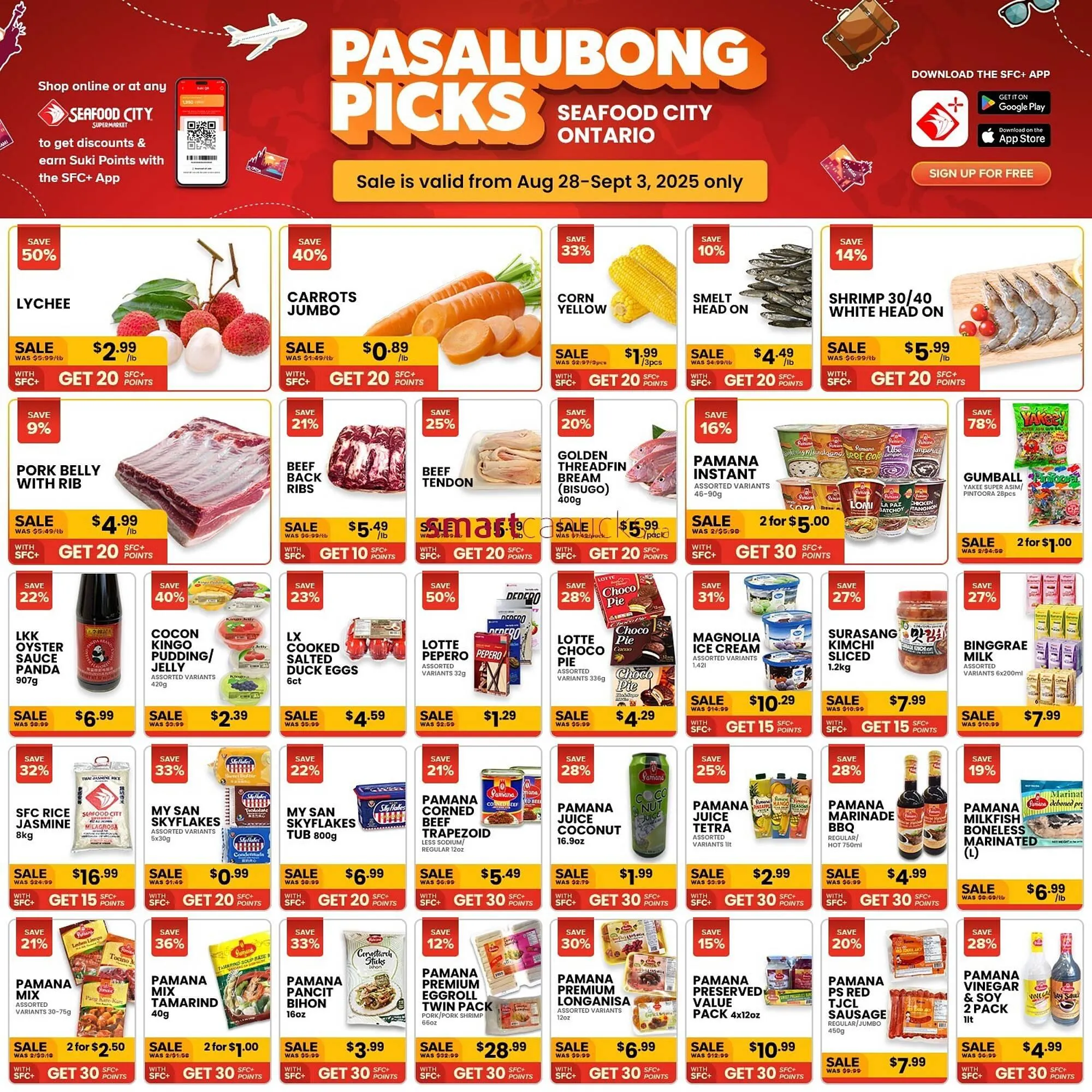 Seafood City Supermarket flyer from August 28 to September 3 2025 - flyer page 1