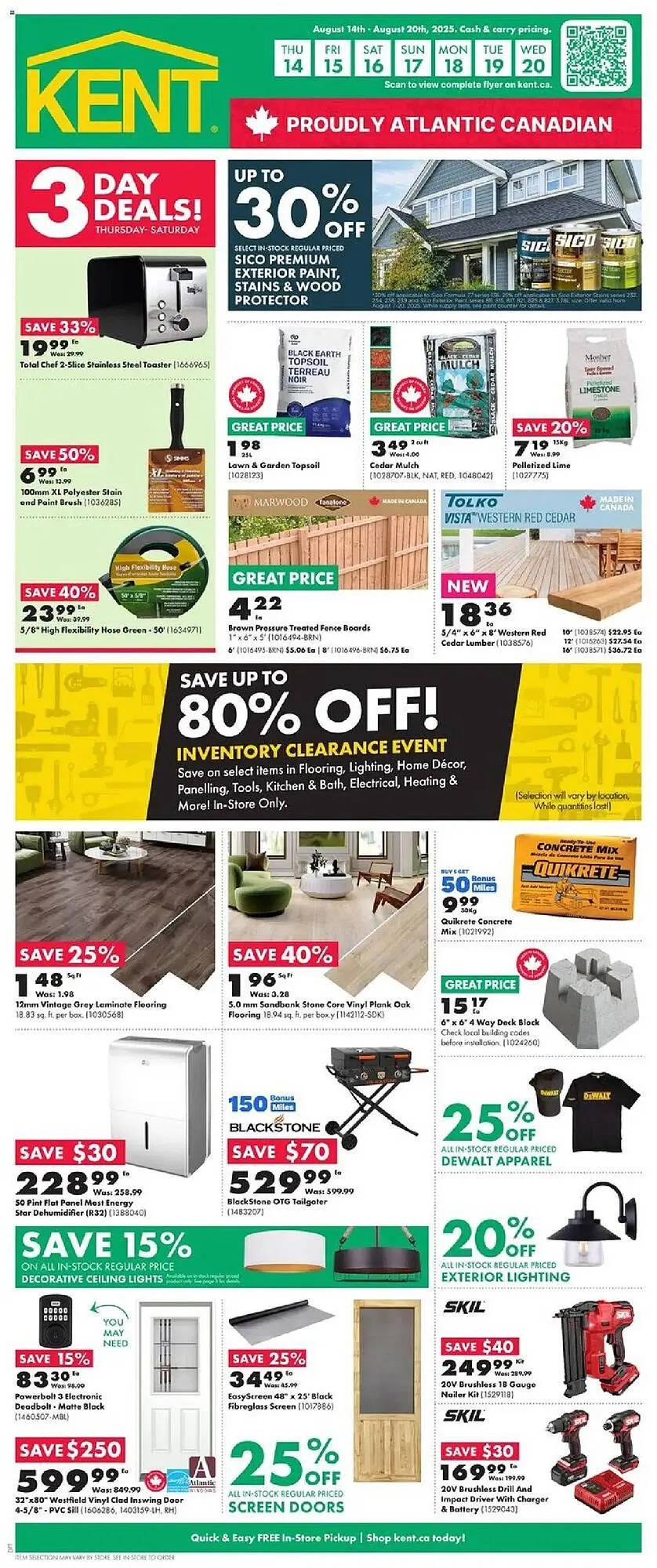 Kent flyer from August 14 to August 20 2025 - flyer page 1
