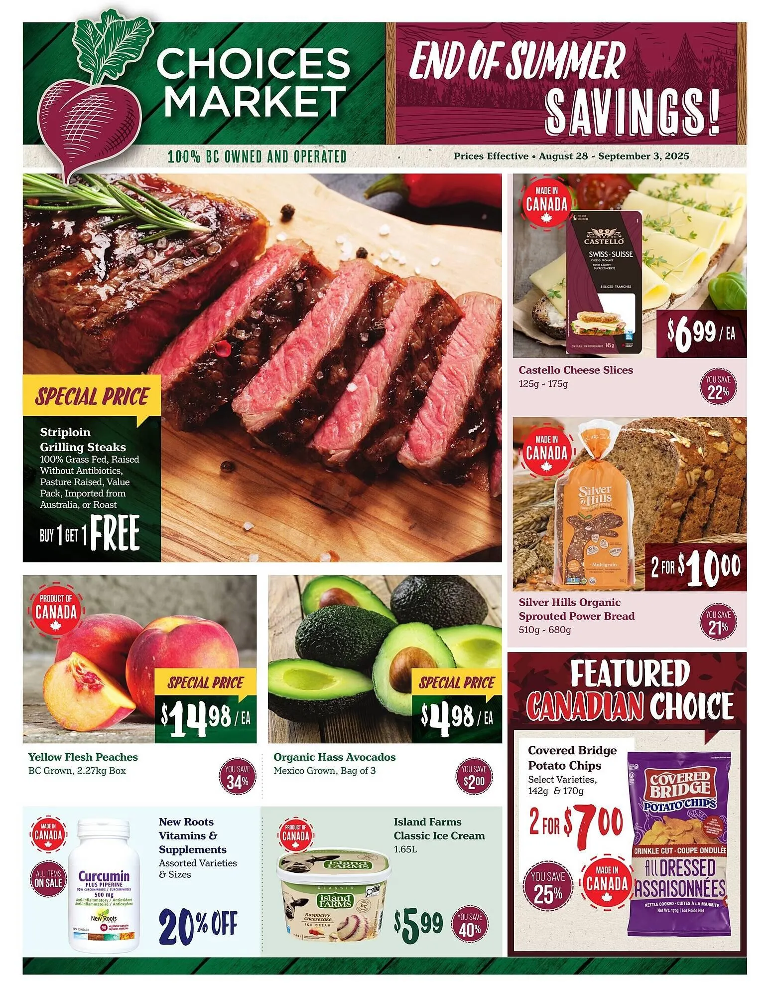 Choices Market flyer from August 28 to September 10 2025 - flyer page 1