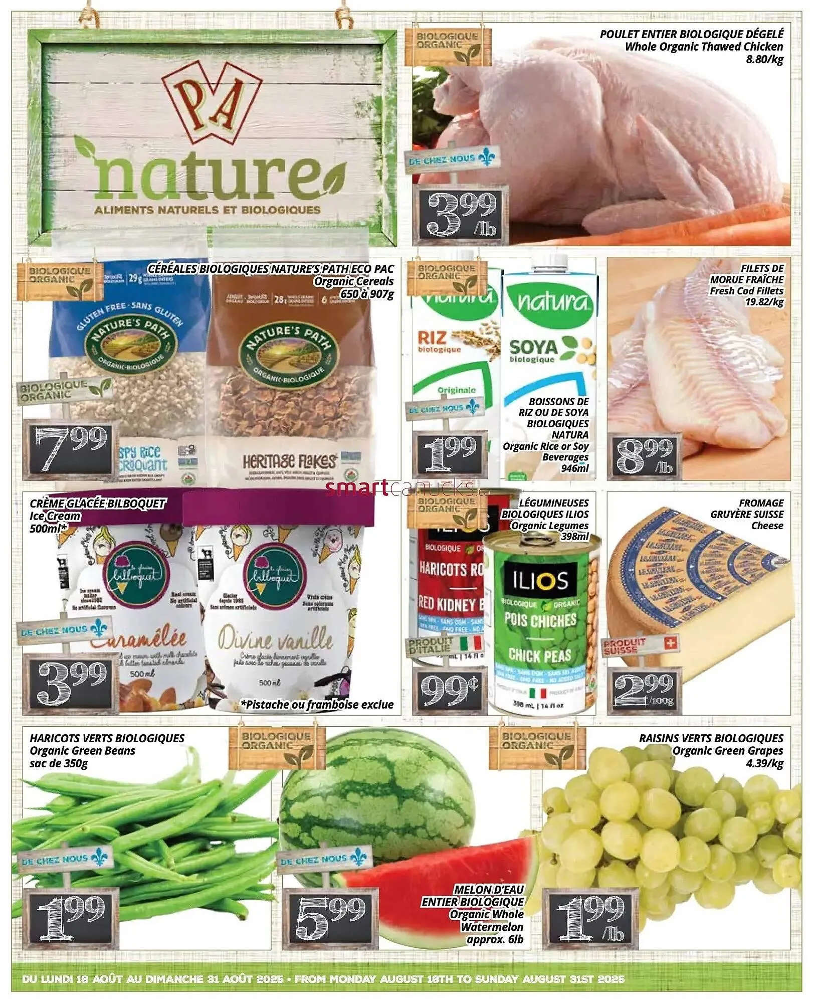 Supermarché PA flyer from August 15 to August 21 2025 - flyer page 1