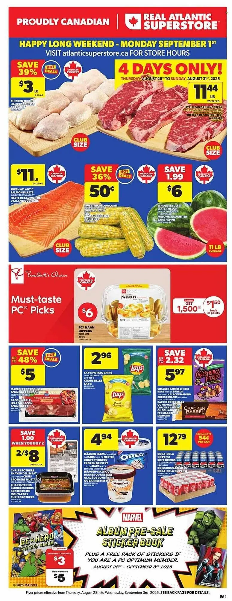 Atlantic Superstore flyer from August 28 to September 3 2025 - flyer page 1