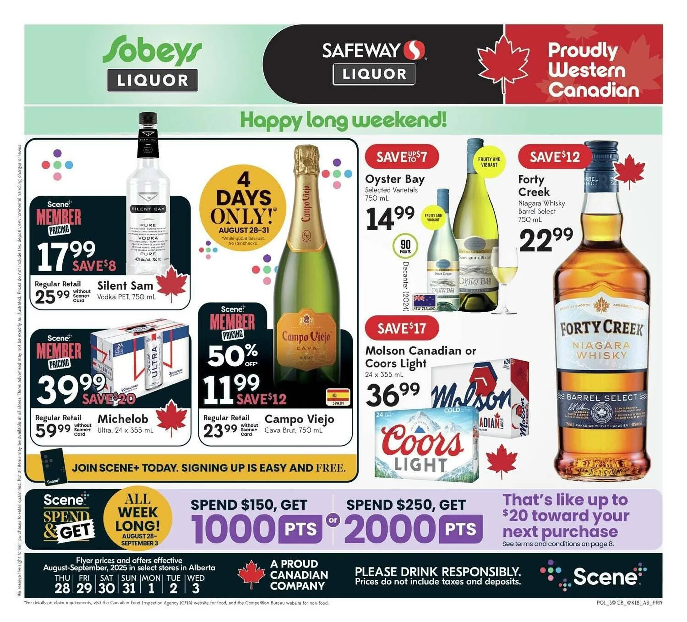 Safeway flyer from August 29 to September 5 2025 - flyer page 1