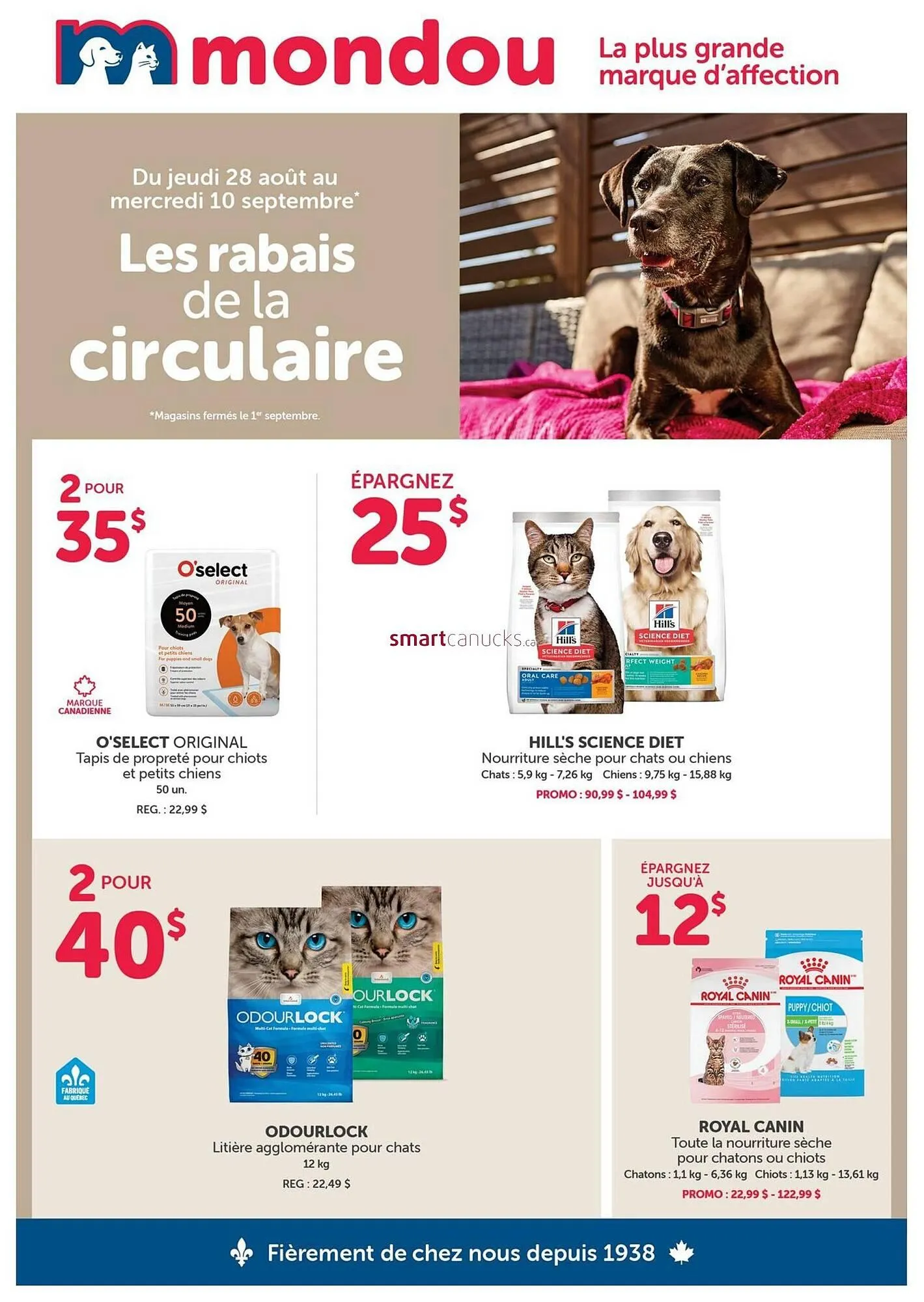 Mondou flyer from August 27 to September 9 2025 - flyer page 1