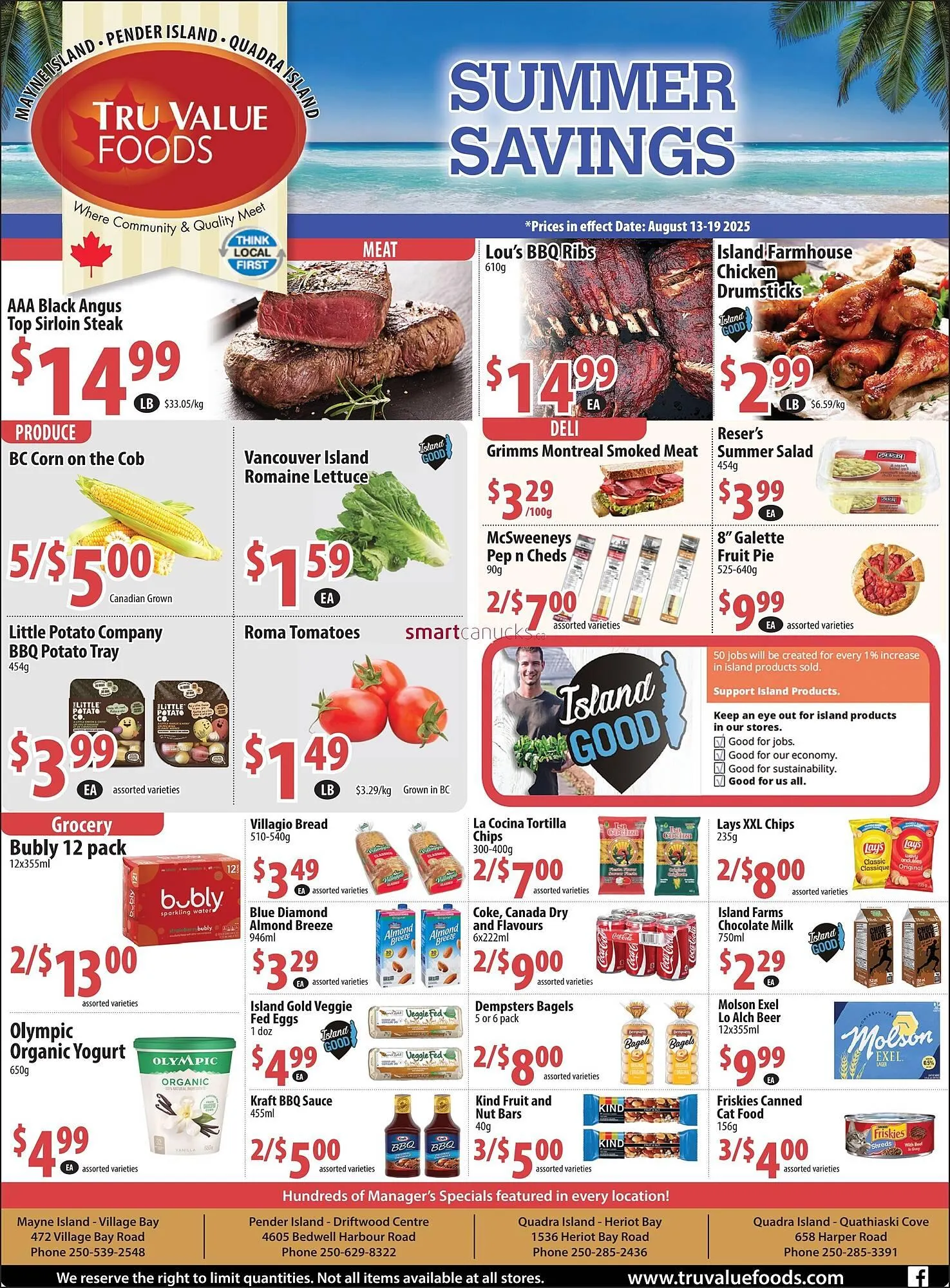 Tru Value Foods flyer from August 13 to August 19 2025 - flyer page 1