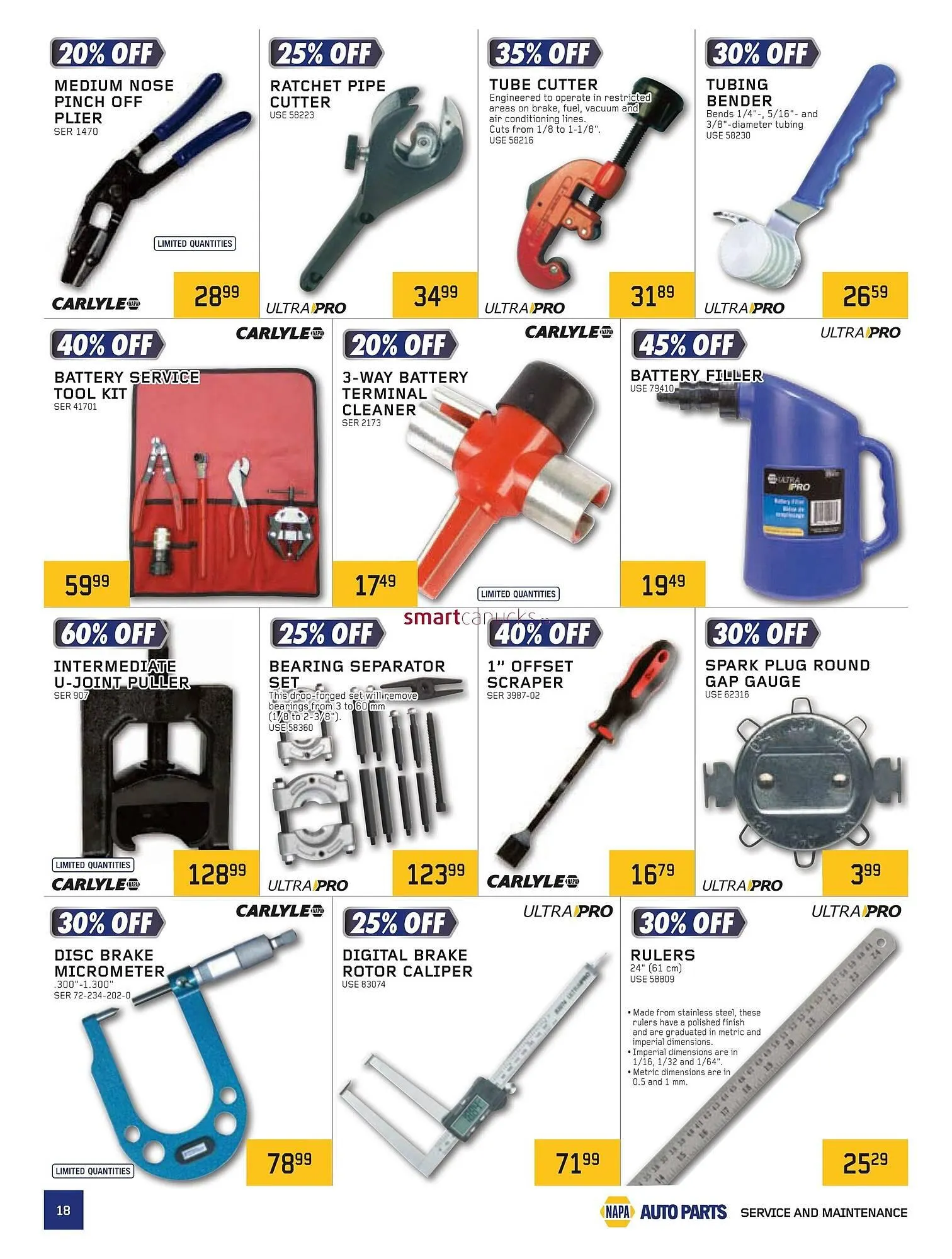 NAPA Auto Parts flyer from May 1 to May 31 2025 - flyer page 18