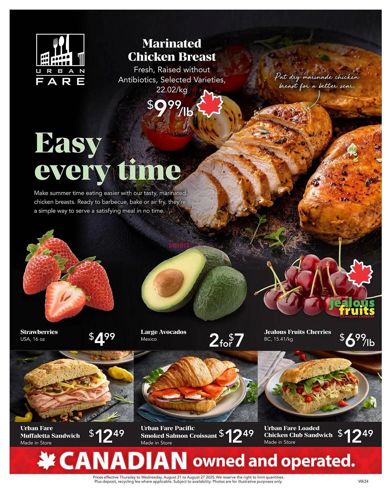 Urban Fare flyer from August 21 to August 27 2025 - flyer page 1