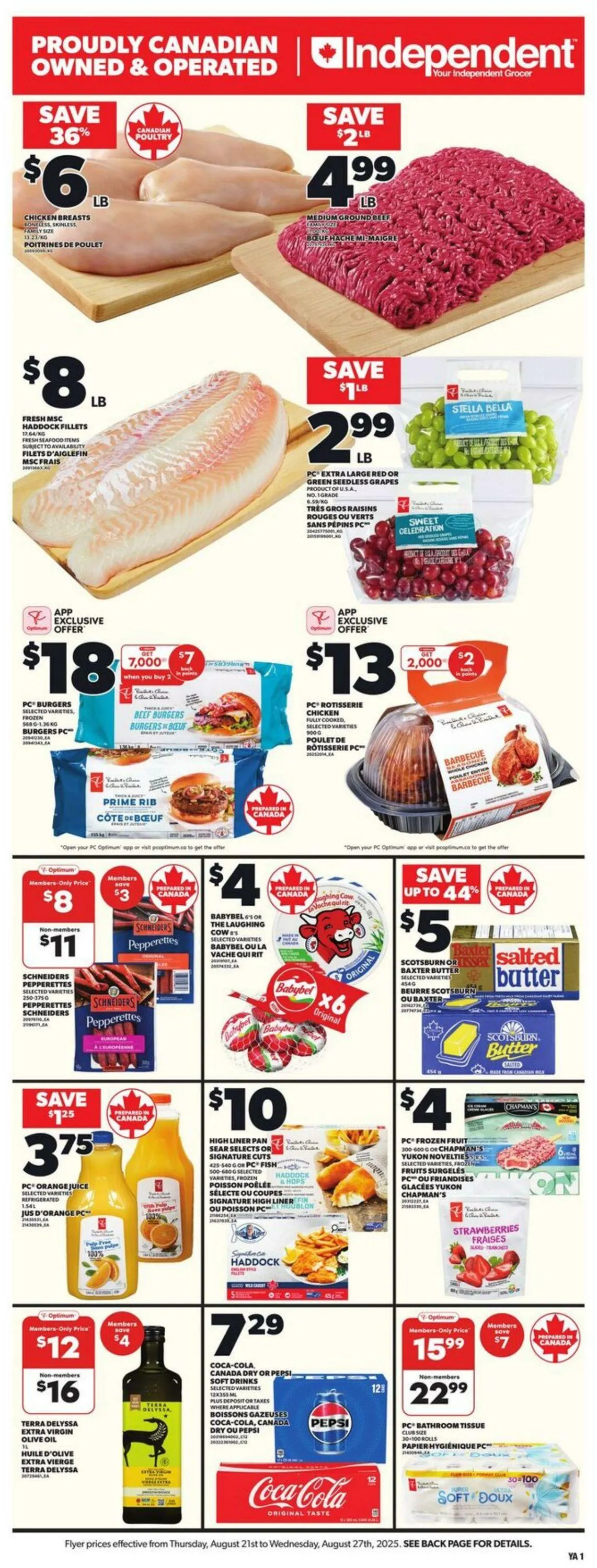 Independent Current flyer from August 21 to August 27 2025 - flyer page 1