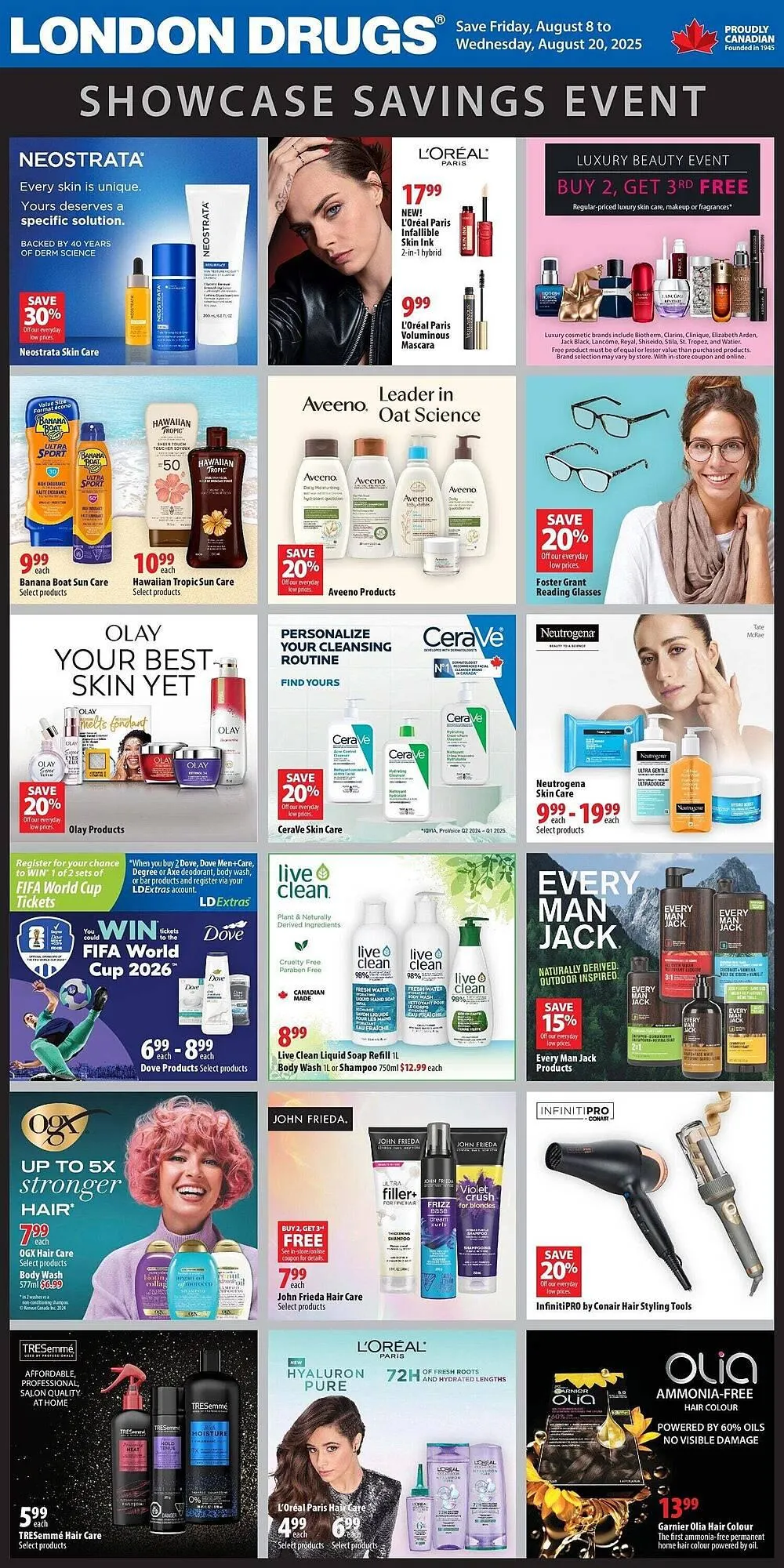 London Drugs flyer from August 8 to August 15 2025 - flyer page 1