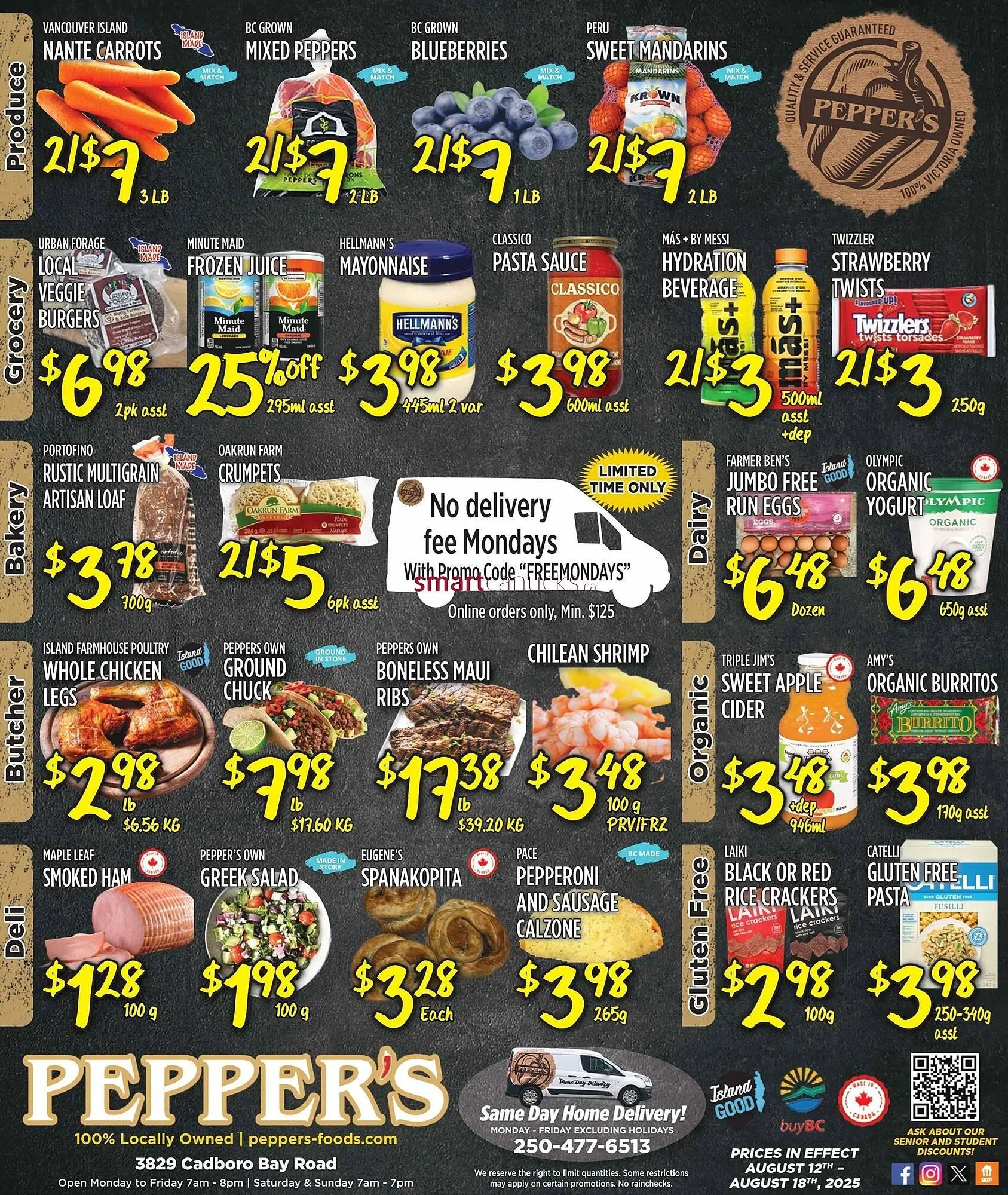Pepper's Foods flyer from August 14 to August 20 2025 - flyer page 1