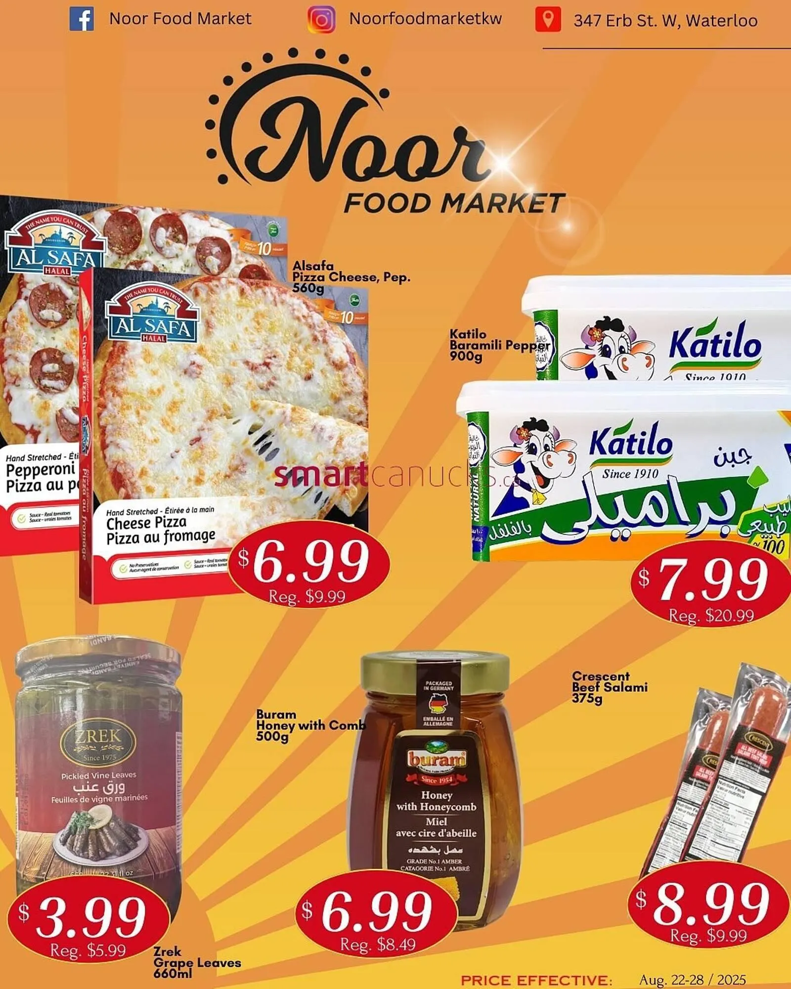 Noor Food Market flyer from August 22 to August 28 2025 - flyer page 1