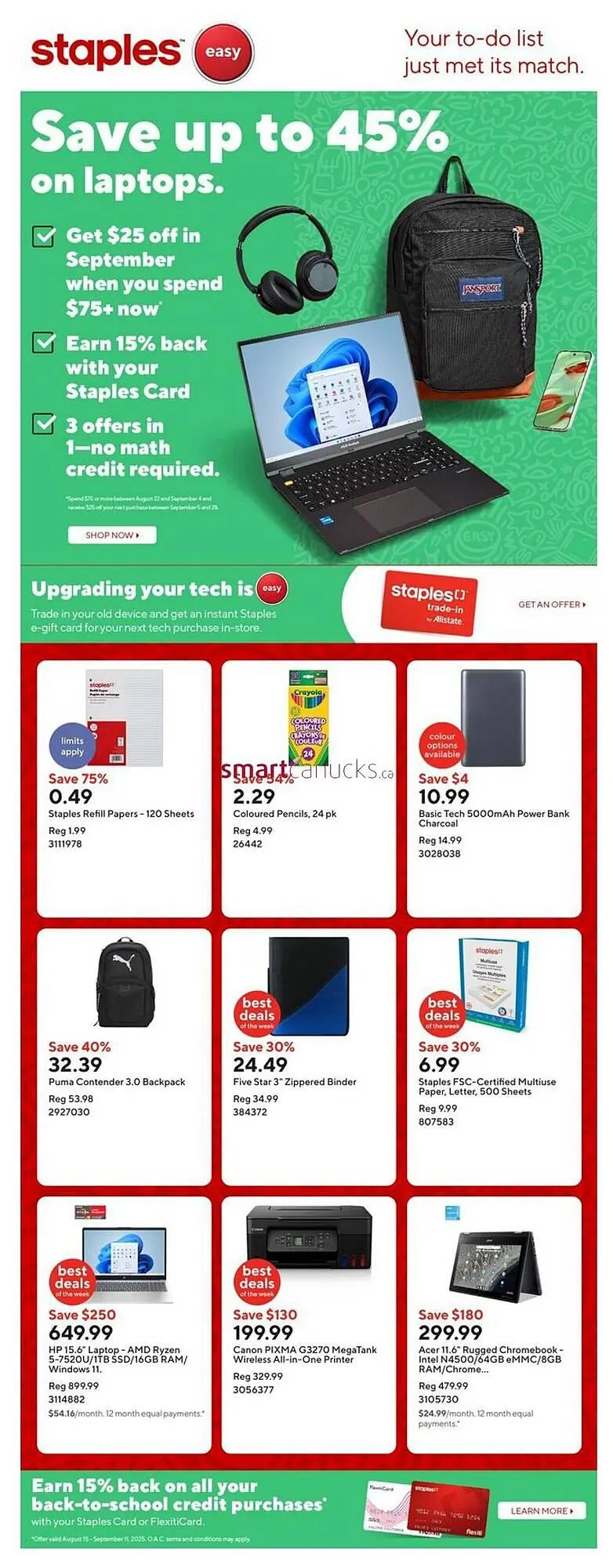 Staples flyer - 1
