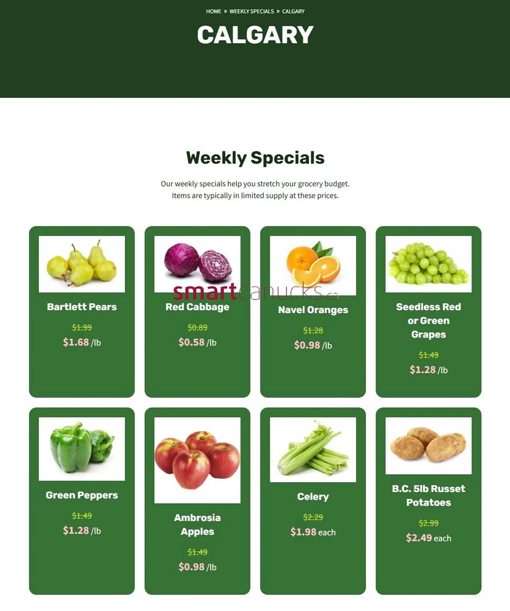 H&W Produce flyer - 1