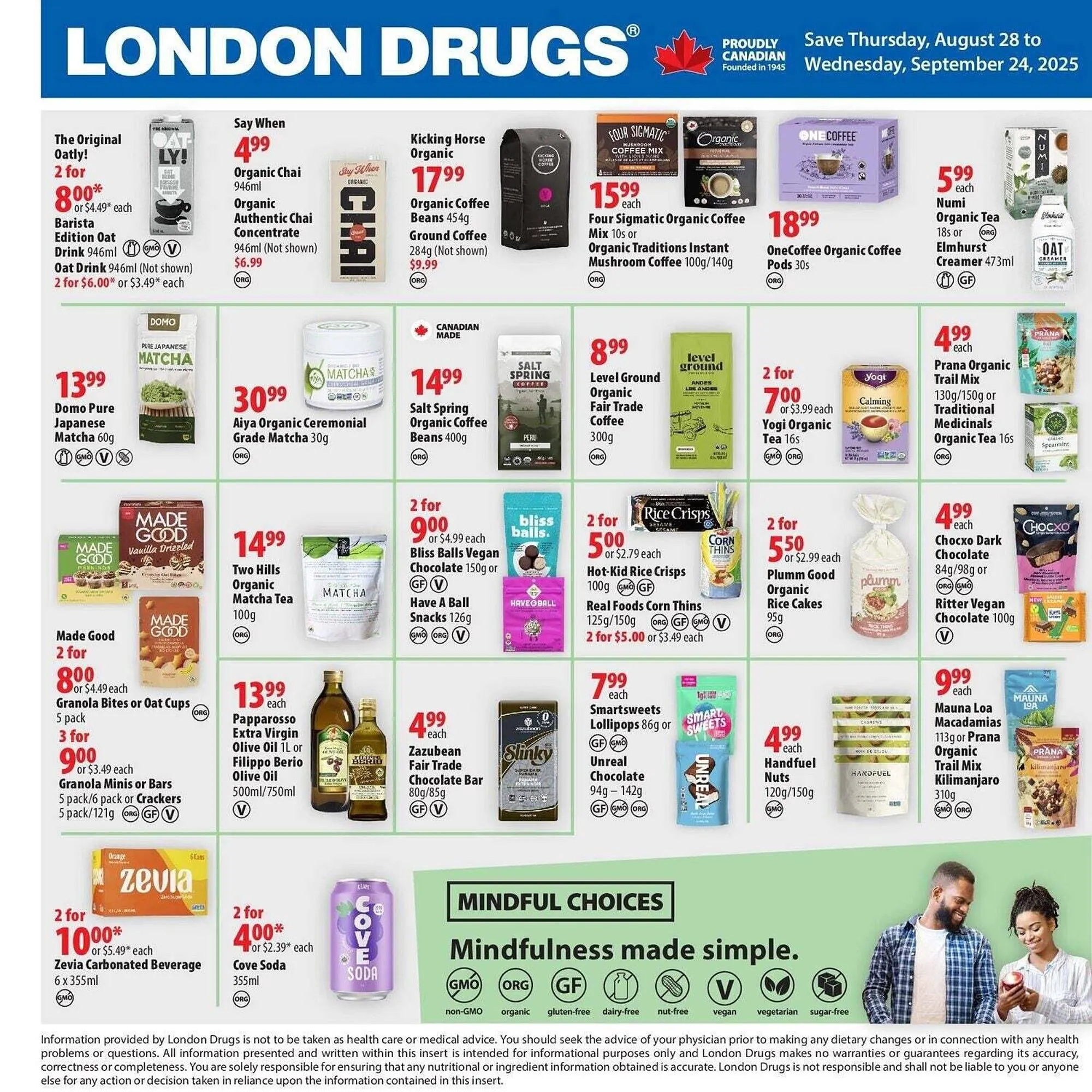 London Drugs flyer from August 28 to September 25 2025 - flyer page 1