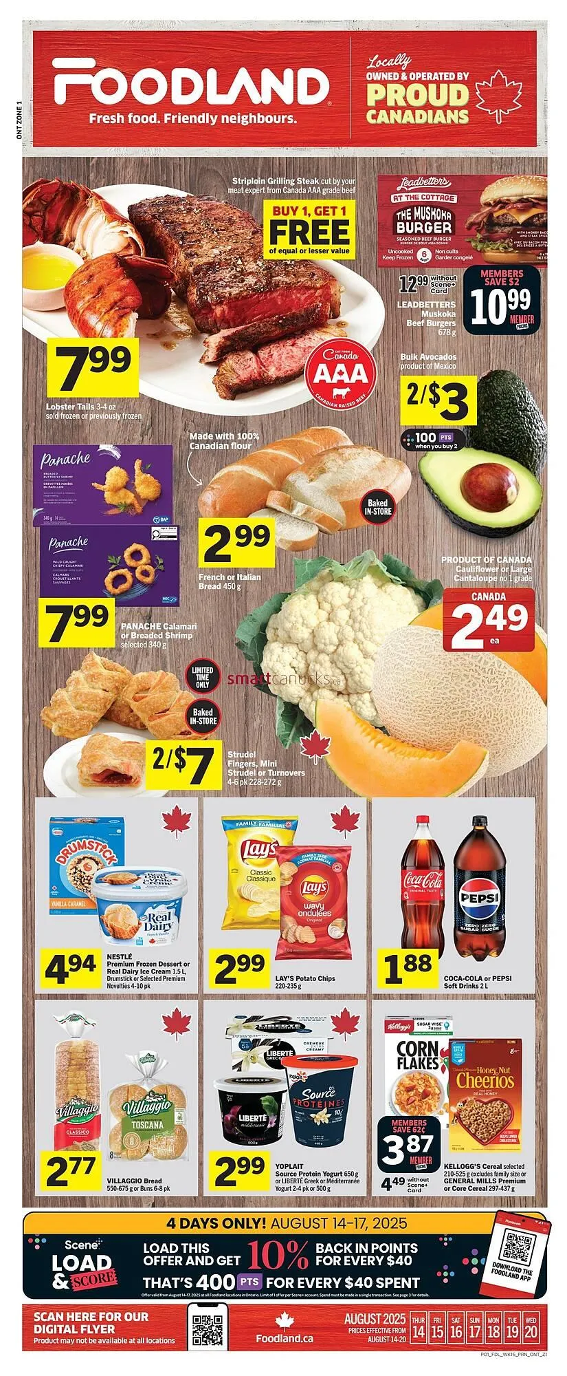 Foodland flyer from August 14 to August 20 2025 - flyer page 1