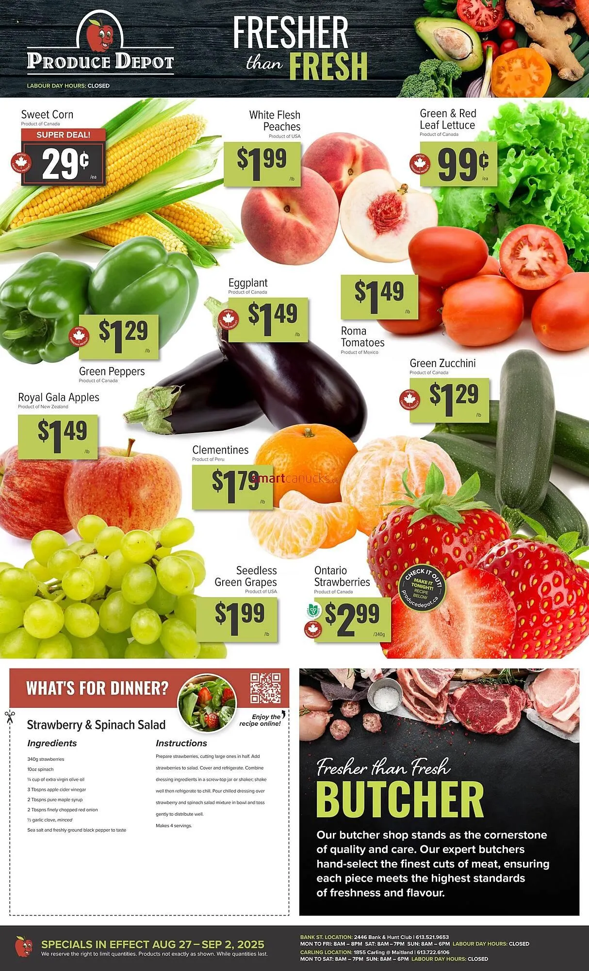 Produce Depot flyer from August 27 to September 9 2025 - flyer page 1