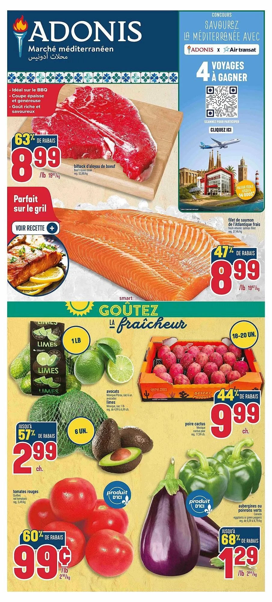 Marché Adonis flyer from August 21 to August 27 2025 - flyer page 1