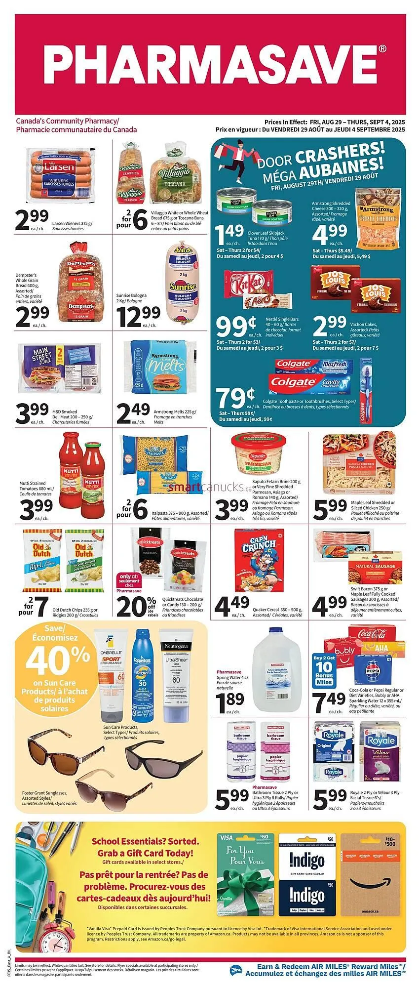 Pharmasave flyer from August 28 to September 3 2025 - flyer page 1