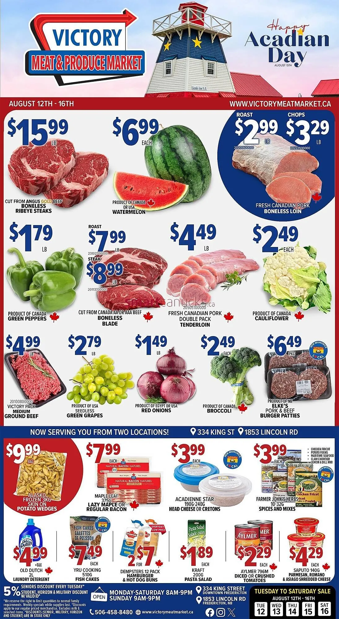 Victory Meat Market flyer from August 12 to August 18 2025 - flyer page 1