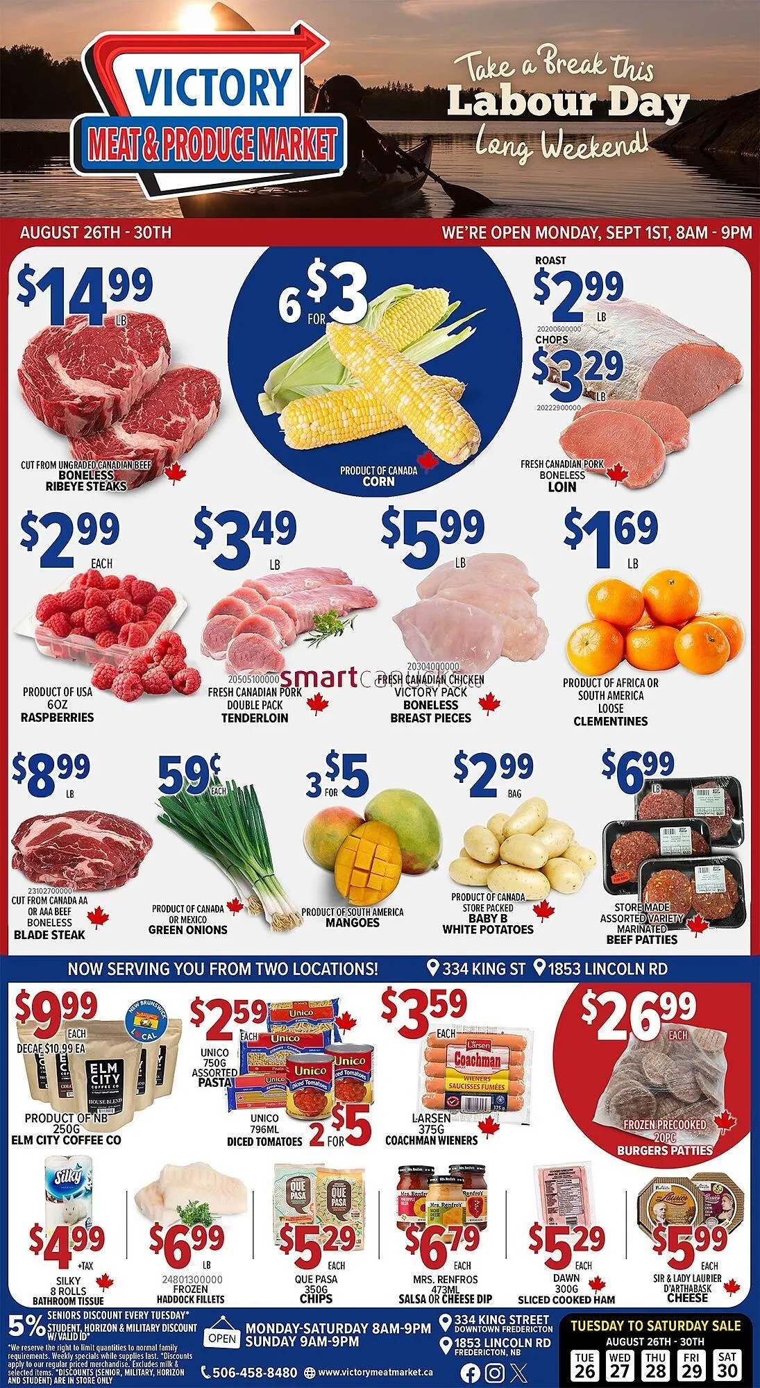 Victory Meat Market flyer from August 26 to September 1 2025 - flyer page 1