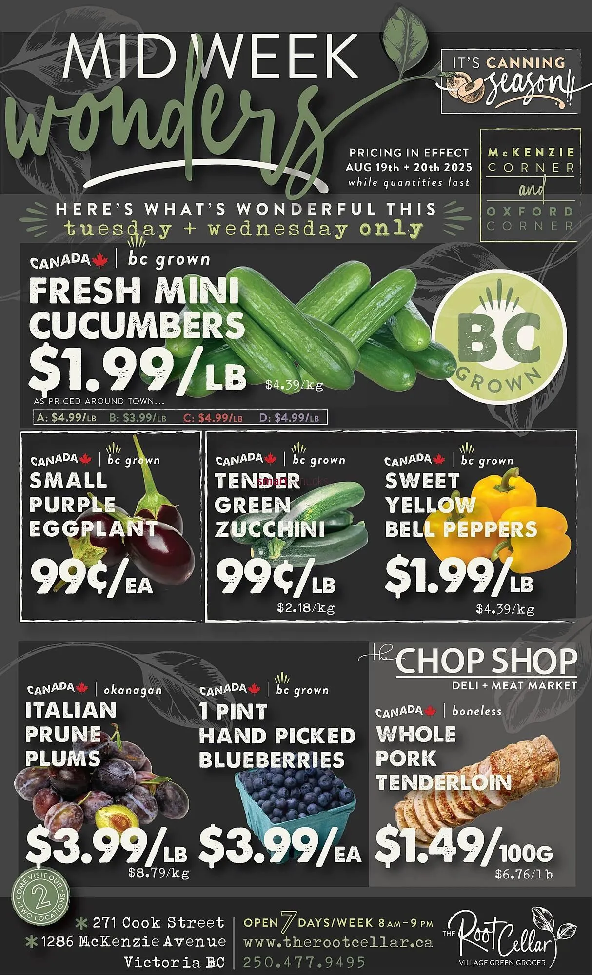 The Root Cellar flyer from August 21 to August 27 2025 - flyer page 1