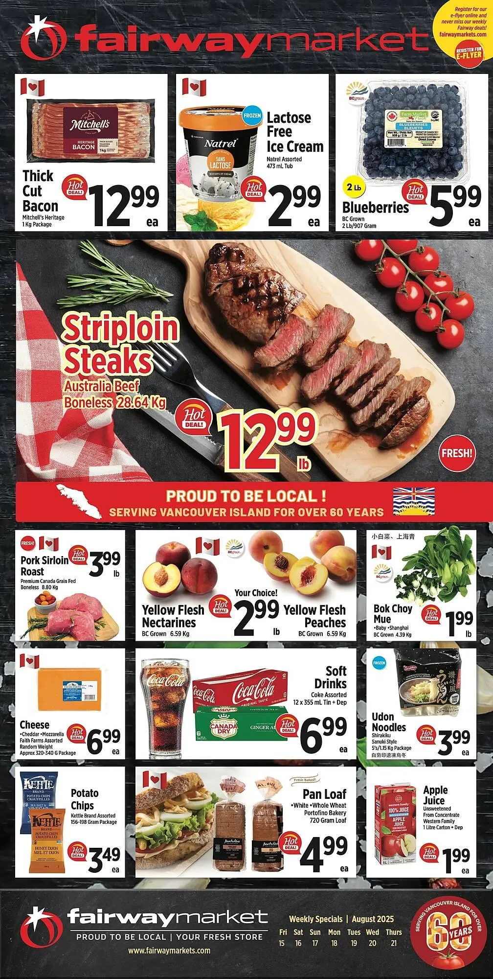Fairway Market Canada flyer from August 14 to August 20 2025 - flyer page 1