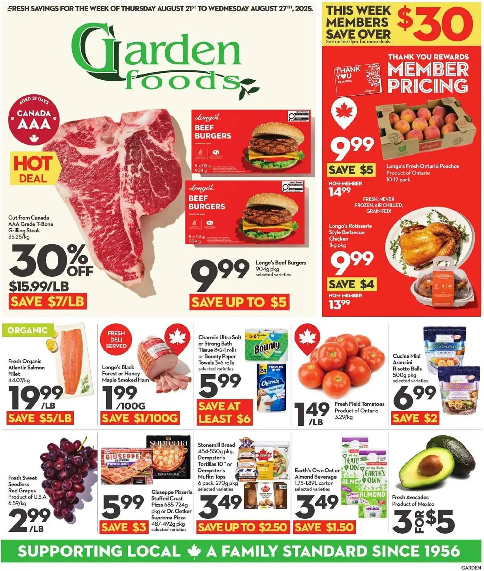 Longo's flyer from August 21 to August 28 2025 - flyer page 1