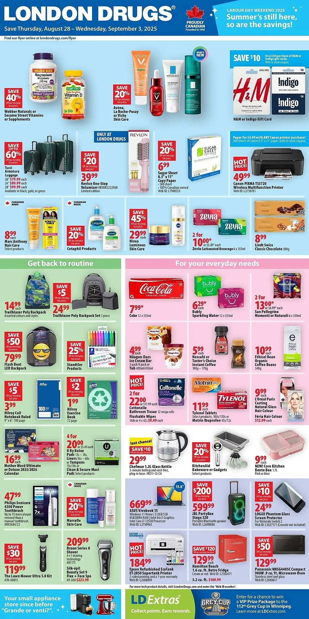 London Drugs flyer from August 29 to September 5 2025 - flyer page 1