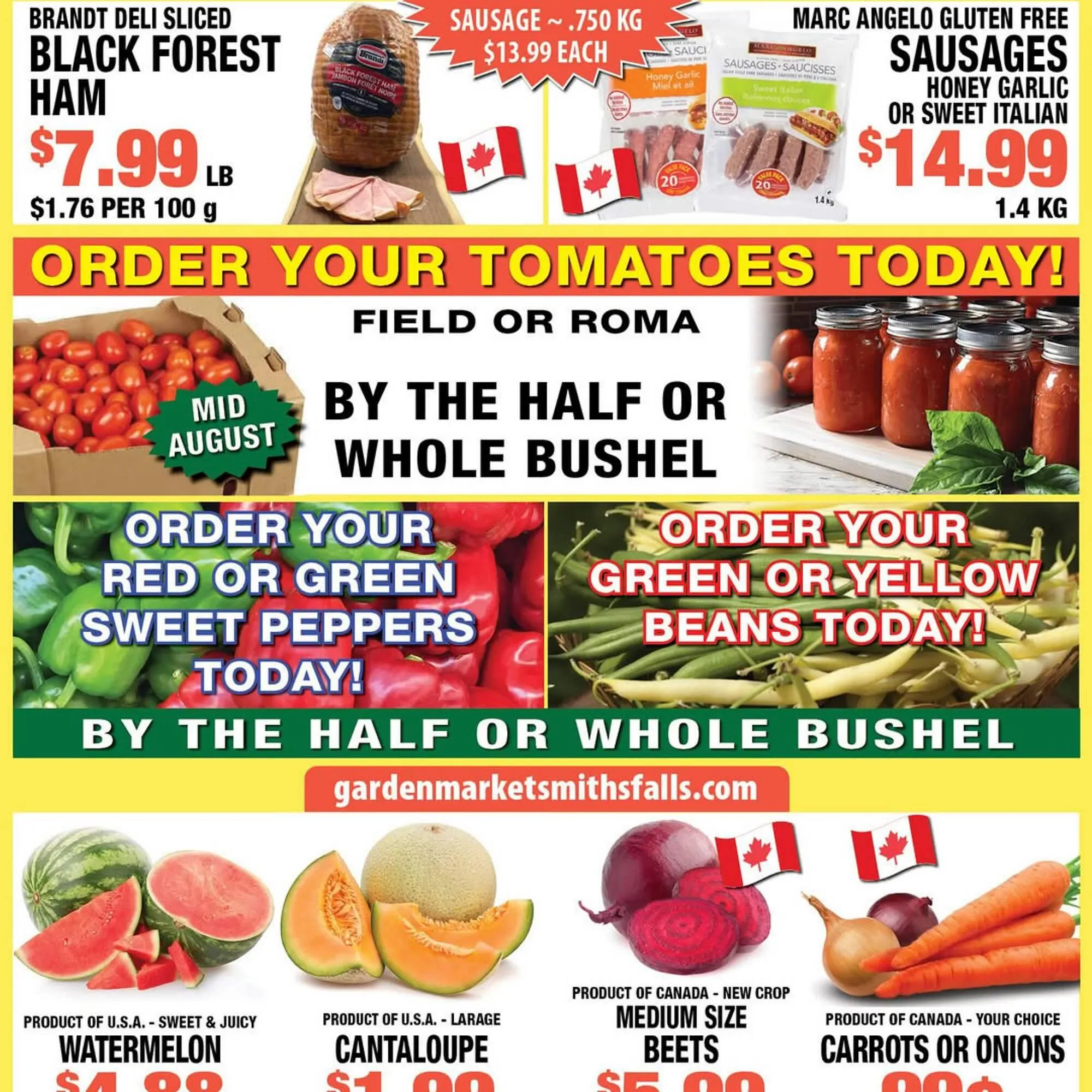 The Garden Market flyer from August 21 to August 27 2025 - flyer page 1
