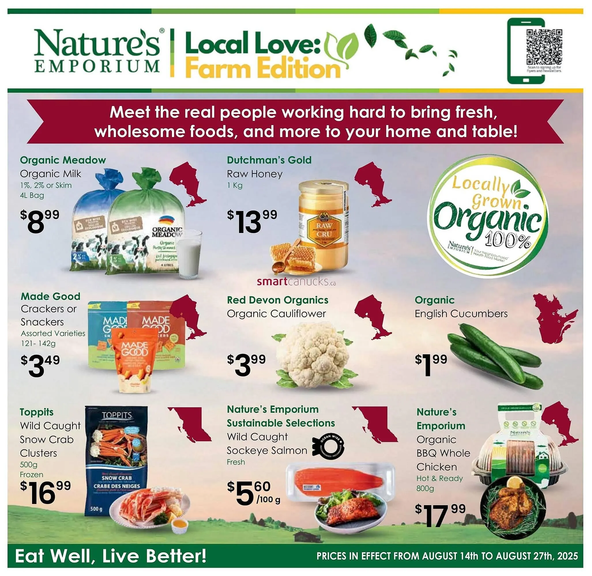 Nature's Emporium flyer from August 14 to September 24 2025 - flyer page 1