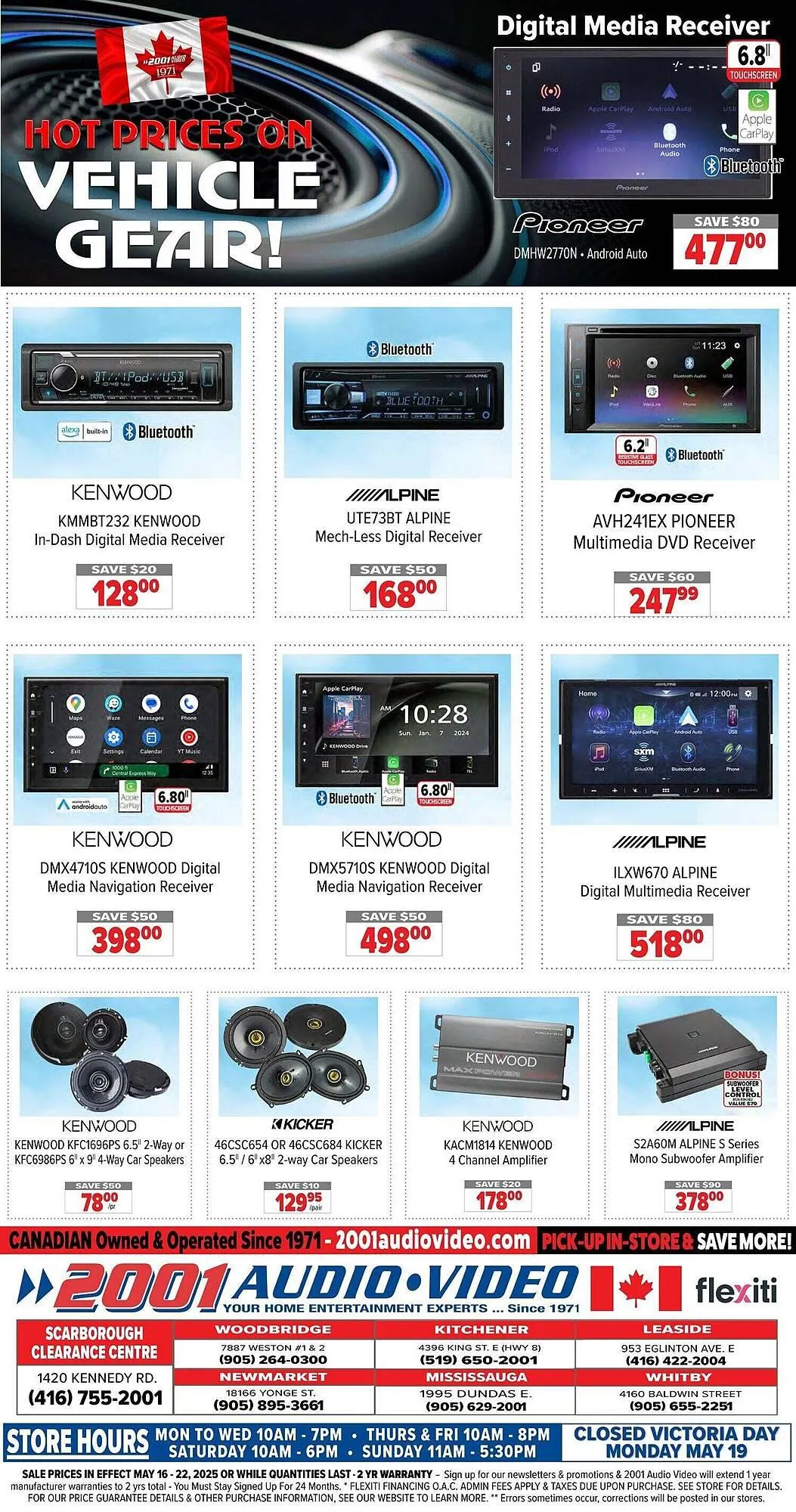 2001 Audio Video flyer from May 16 to May 23 2025 - flyer page 15