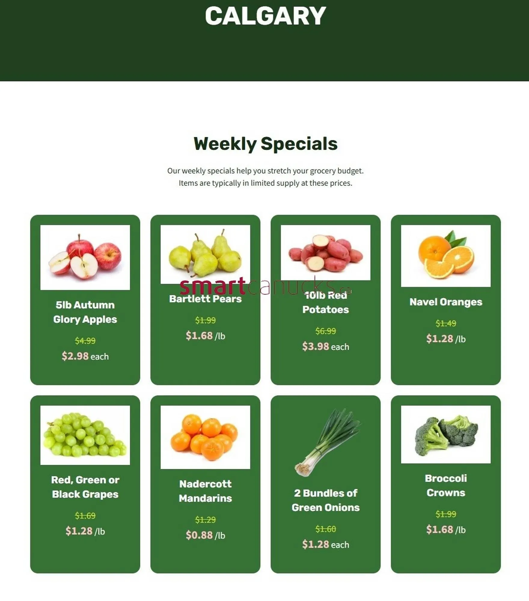 H&W Produce flyer - 1