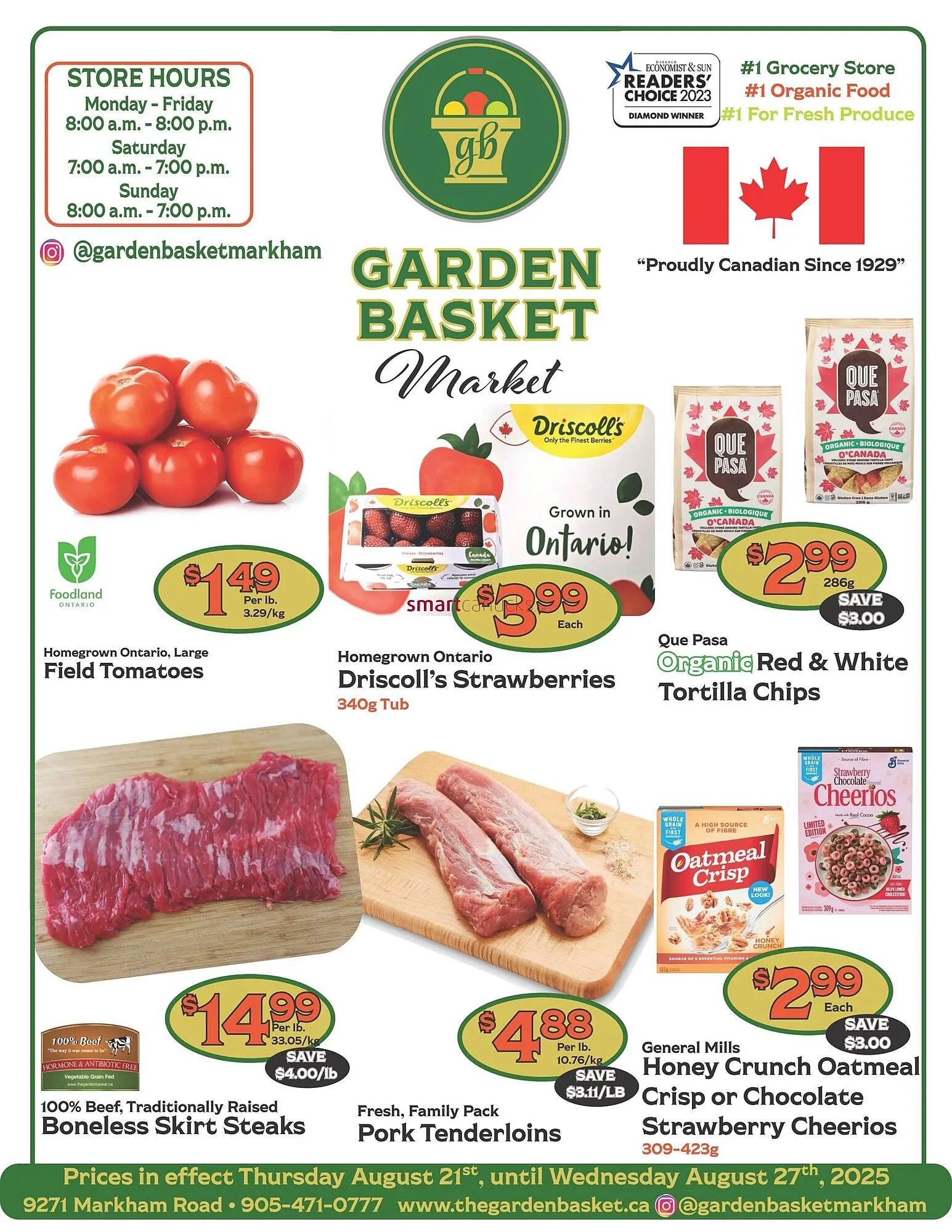 The Garden Basket flyer from August 21 to August 27 2025 - flyer page 1
