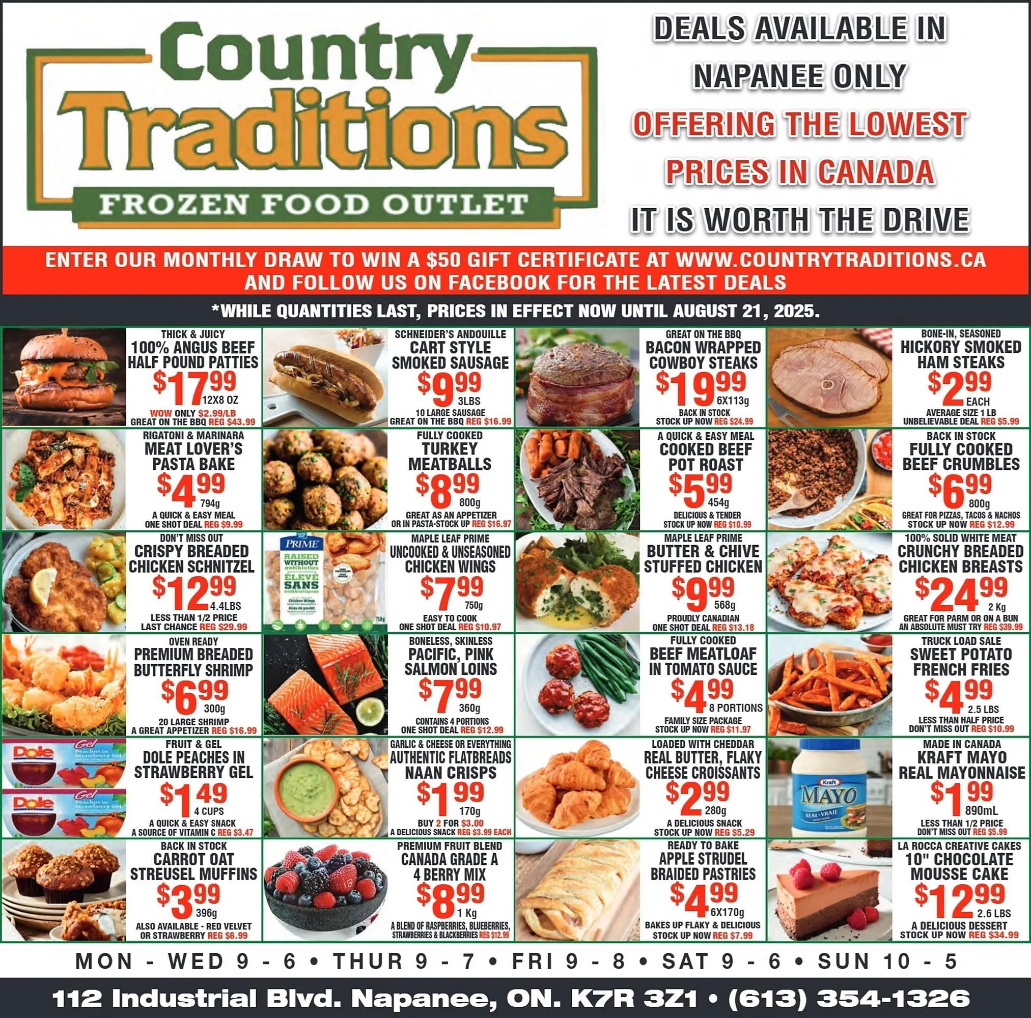 Country Traditions flyer from August 14 to August 21 2025 - flyer page 1