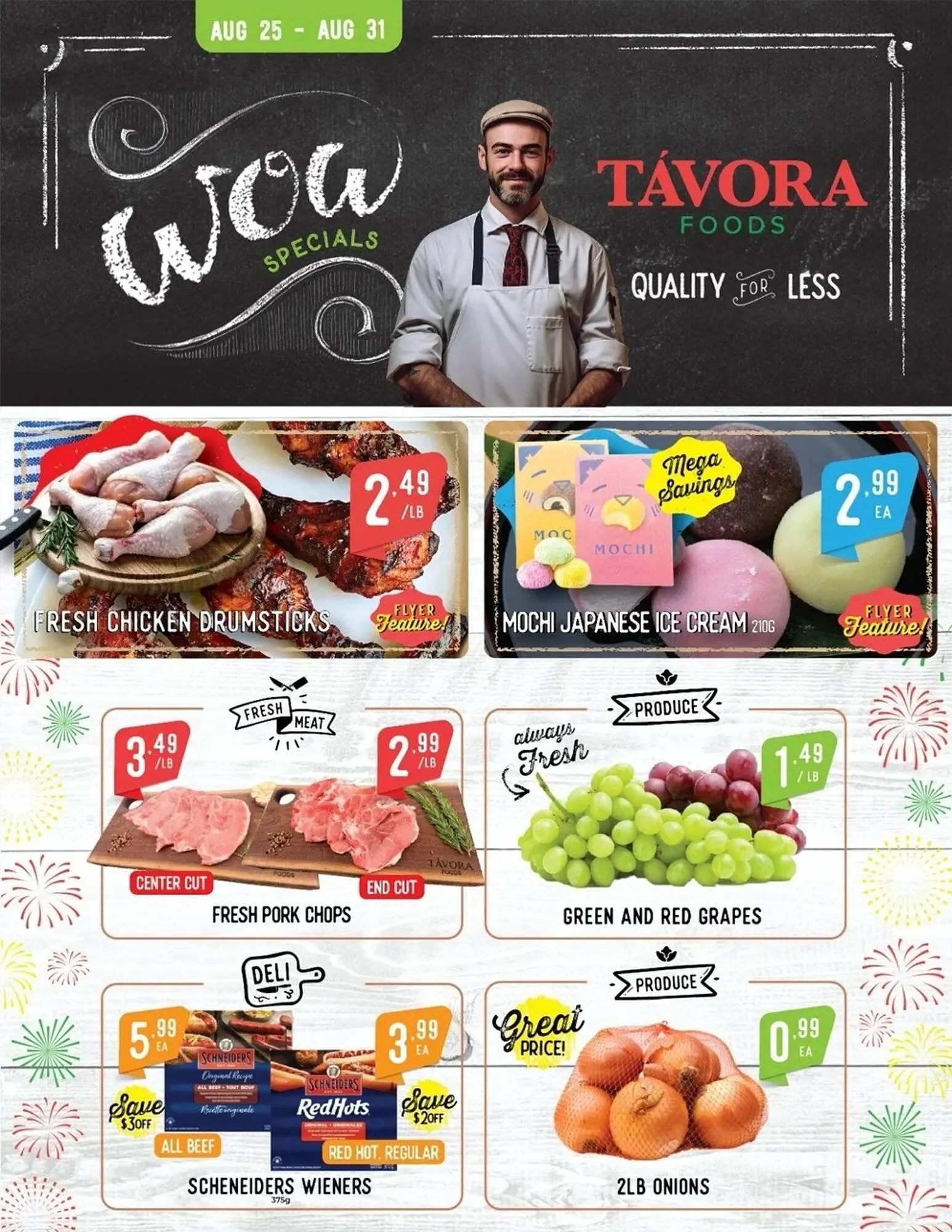 Tavora Foods flyer from August 27 to September 9 2025 - flyer page 1