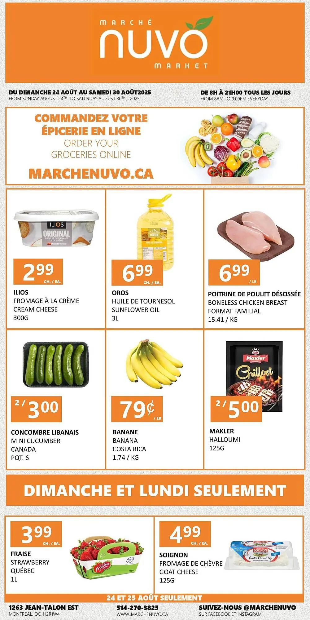 Marche Nuvo flyer from August 24 to August 31 2025 - flyer page 1