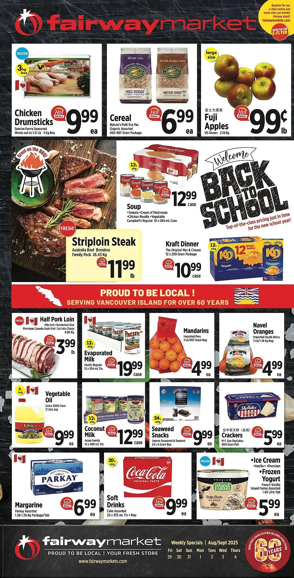 Fairway Market Canada flyer from August 29 to September 4 2025 - flyer page 1