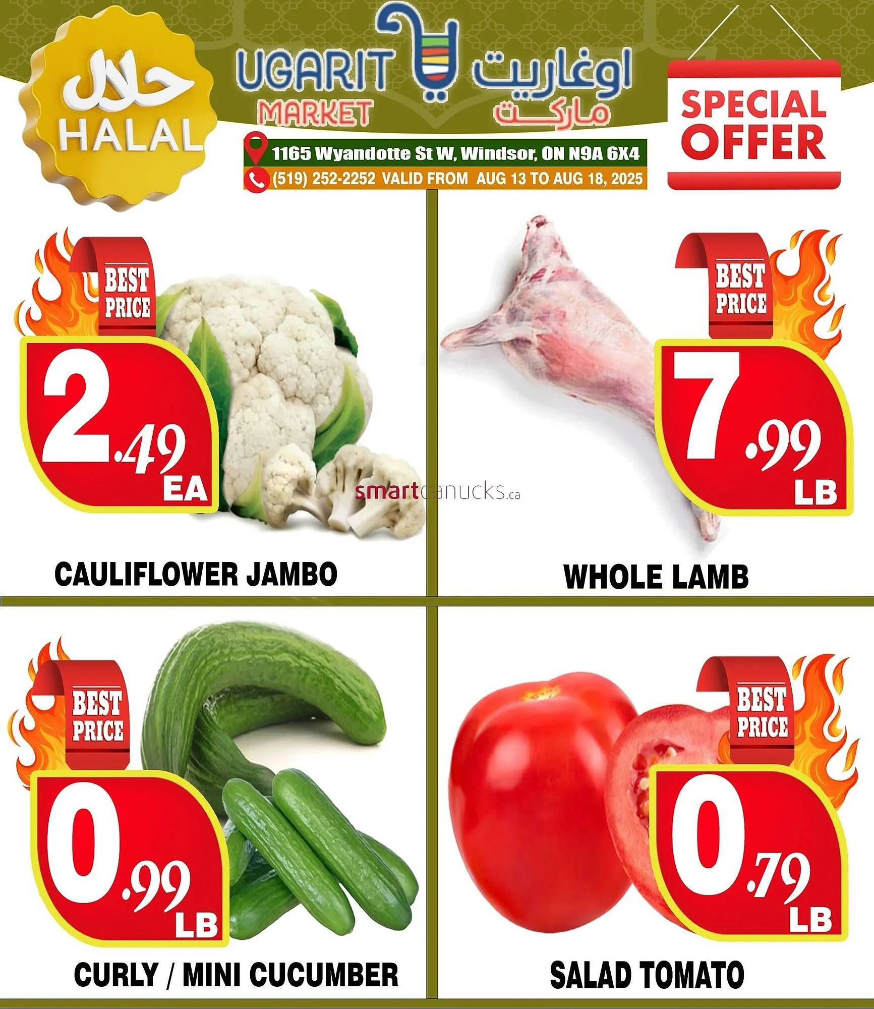 Ugarit Market flyer from August 14 to August 20 2025 - flyer page 1