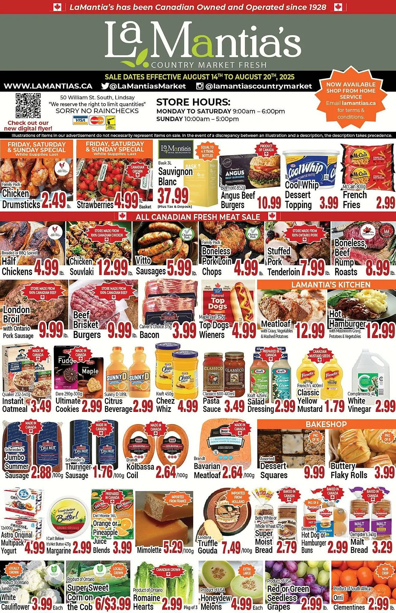 Lamantia's flyer from August 14 to August 20 2025 - flyer page 1