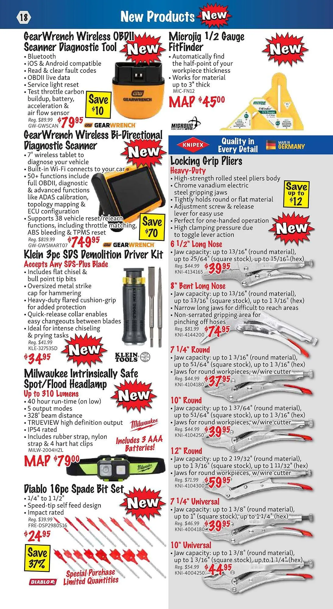 KMS Tools flyer from March 1 to March 31 2025 - flyer page 18