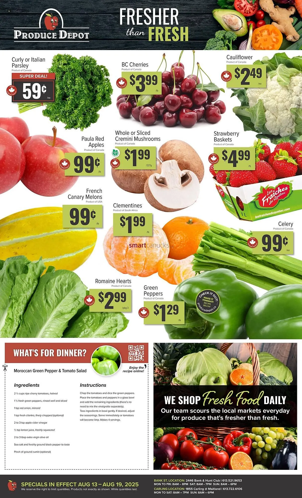 Produce Depot flyer from August 13 to August 19 2025 - flyer page 1