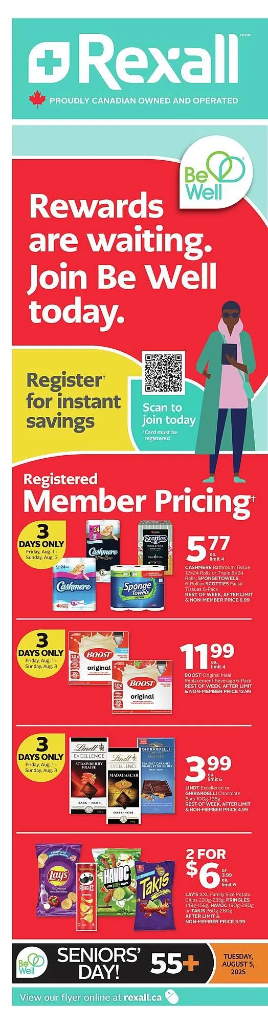 Rexall flyer from July 31 to August 15 2025 - flyer page 1