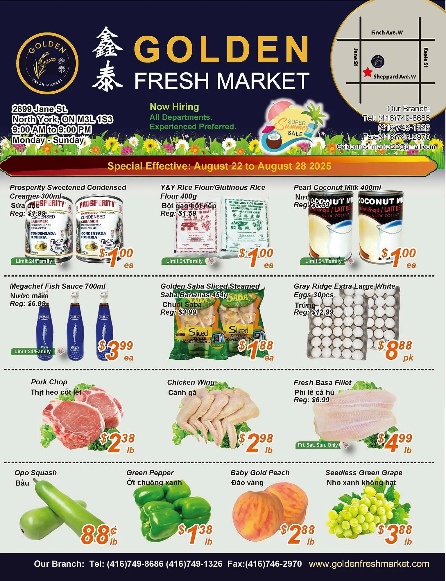 Golden Fresh Market flyer from August 22 to August 28 2025 - flyer page 1