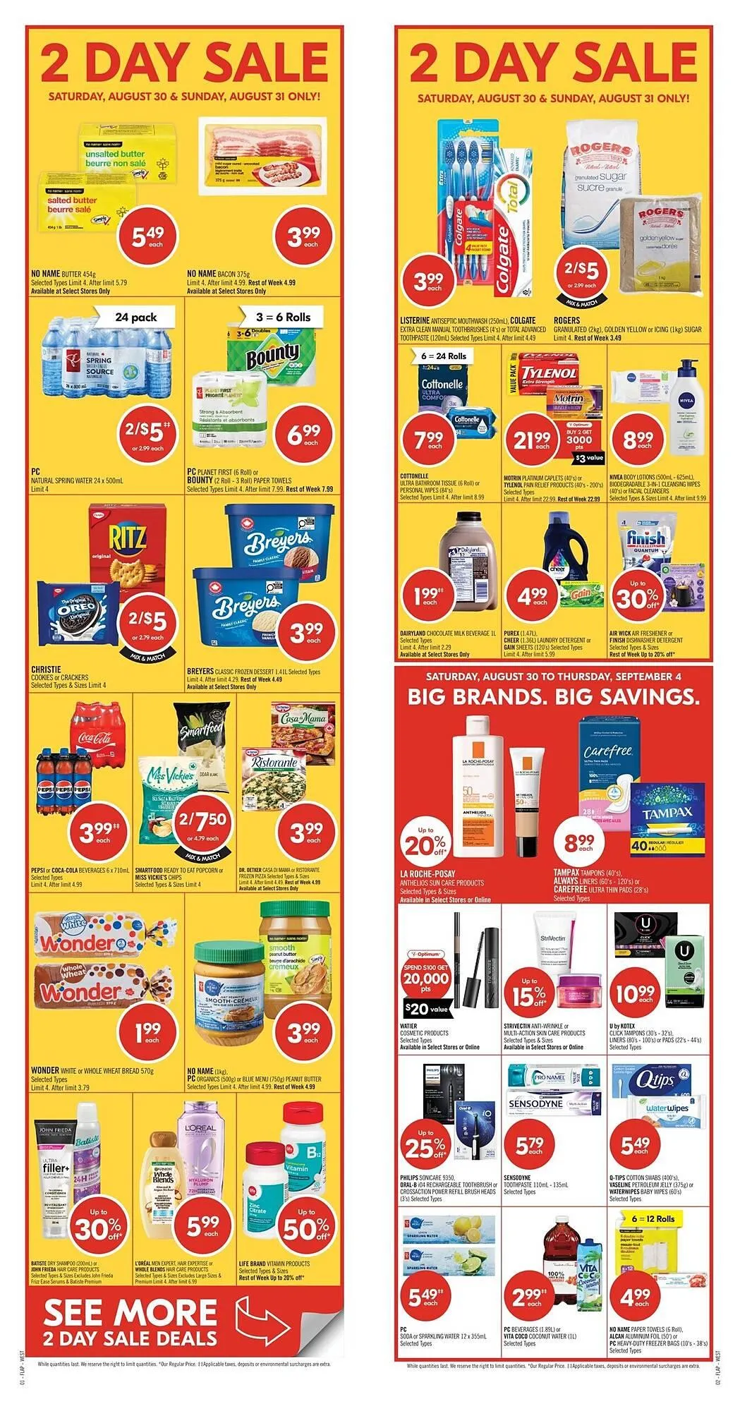 Shoppers Drug Mart flyer from August 30 to September 4 2025 - flyer page 1