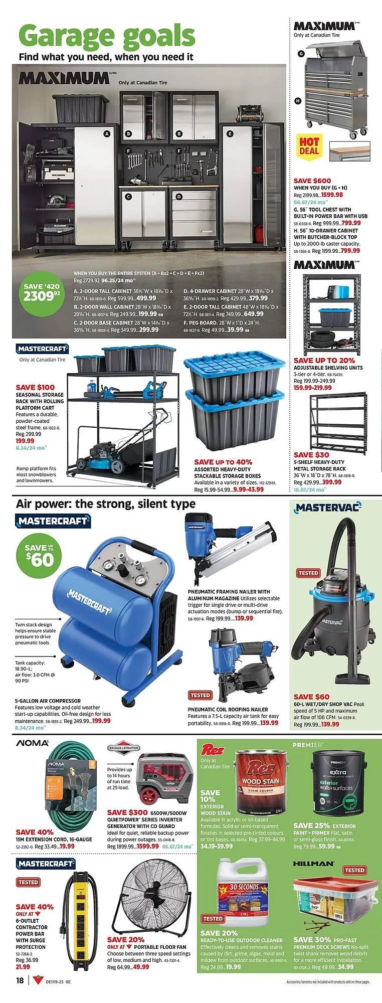 Canadian Tire flyer from May 2 to May 22 2025 - flyer page 18