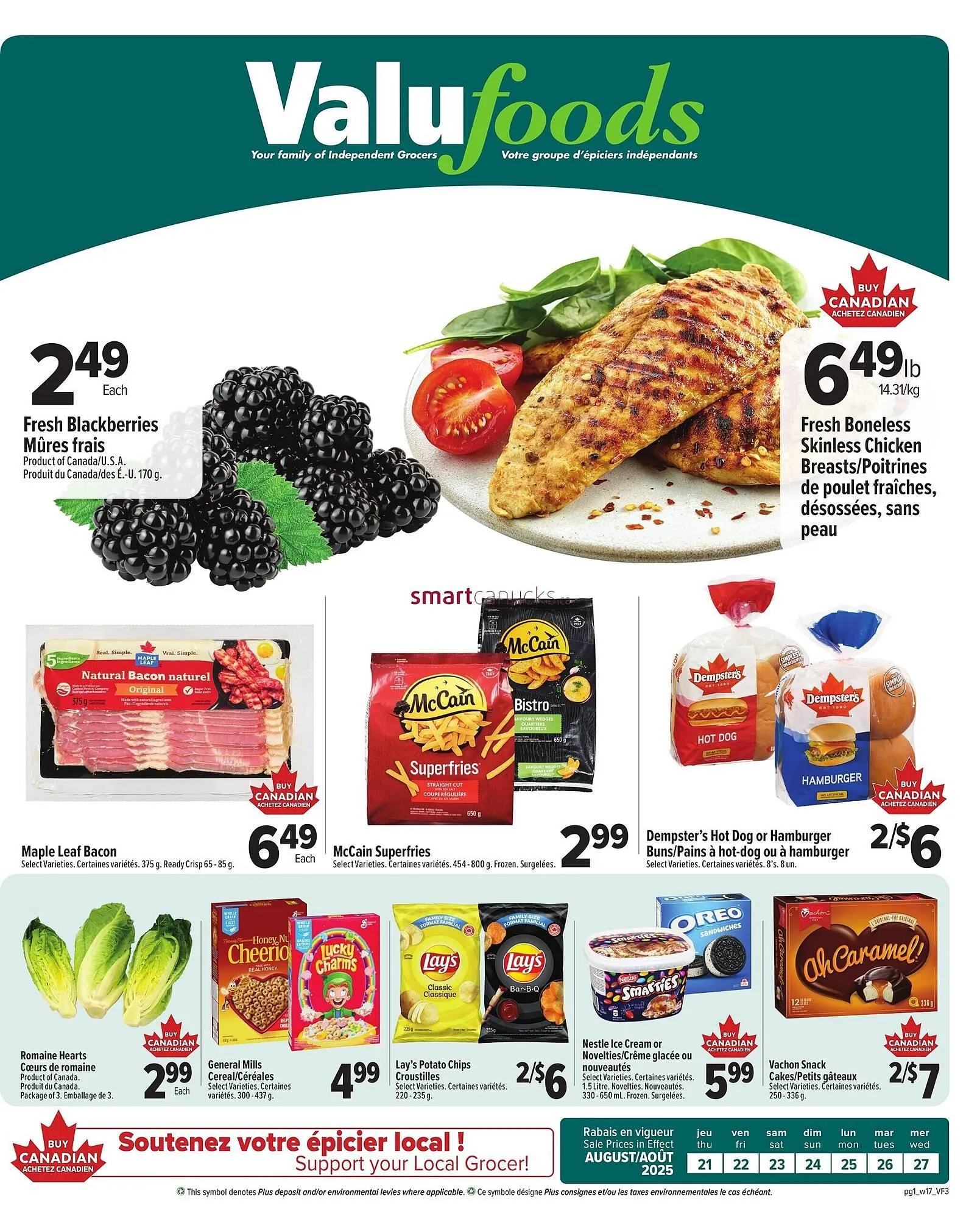 ValuFoods flyer from August 21 to August 27 2025 - flyer page 1