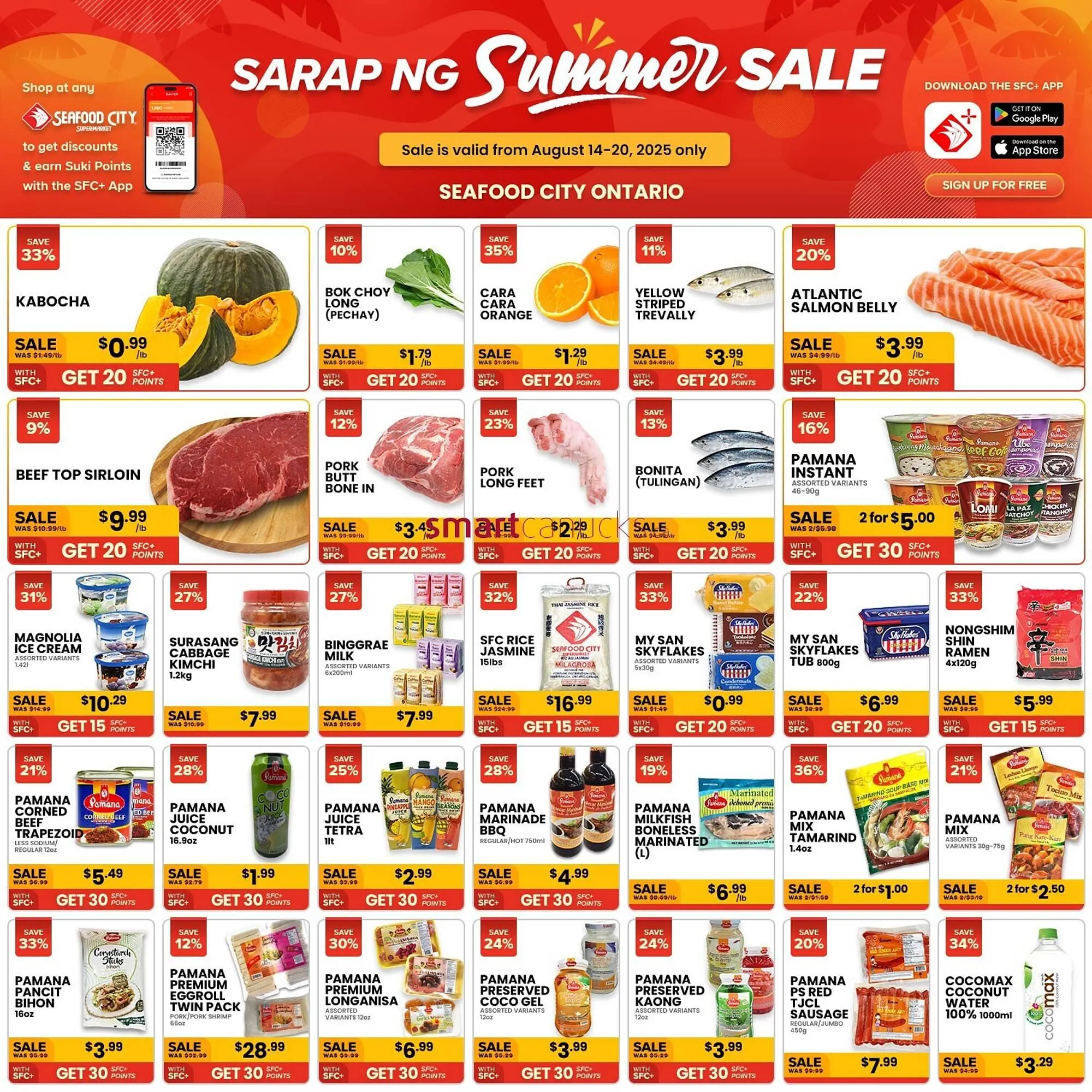 Seafood City Supermarket flyer from August 14 to September 24 2025 - flyer page 1