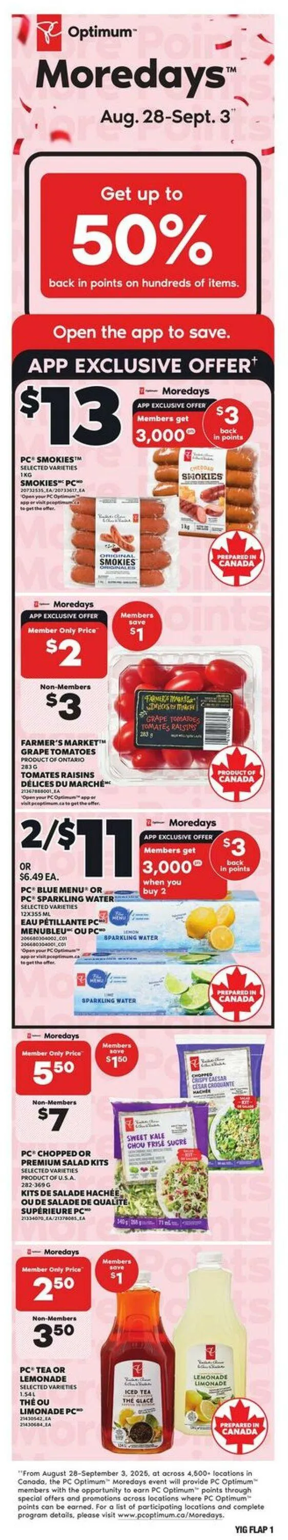 Independent Current flyer from August 28 to September 3 2025 - flyer page 1