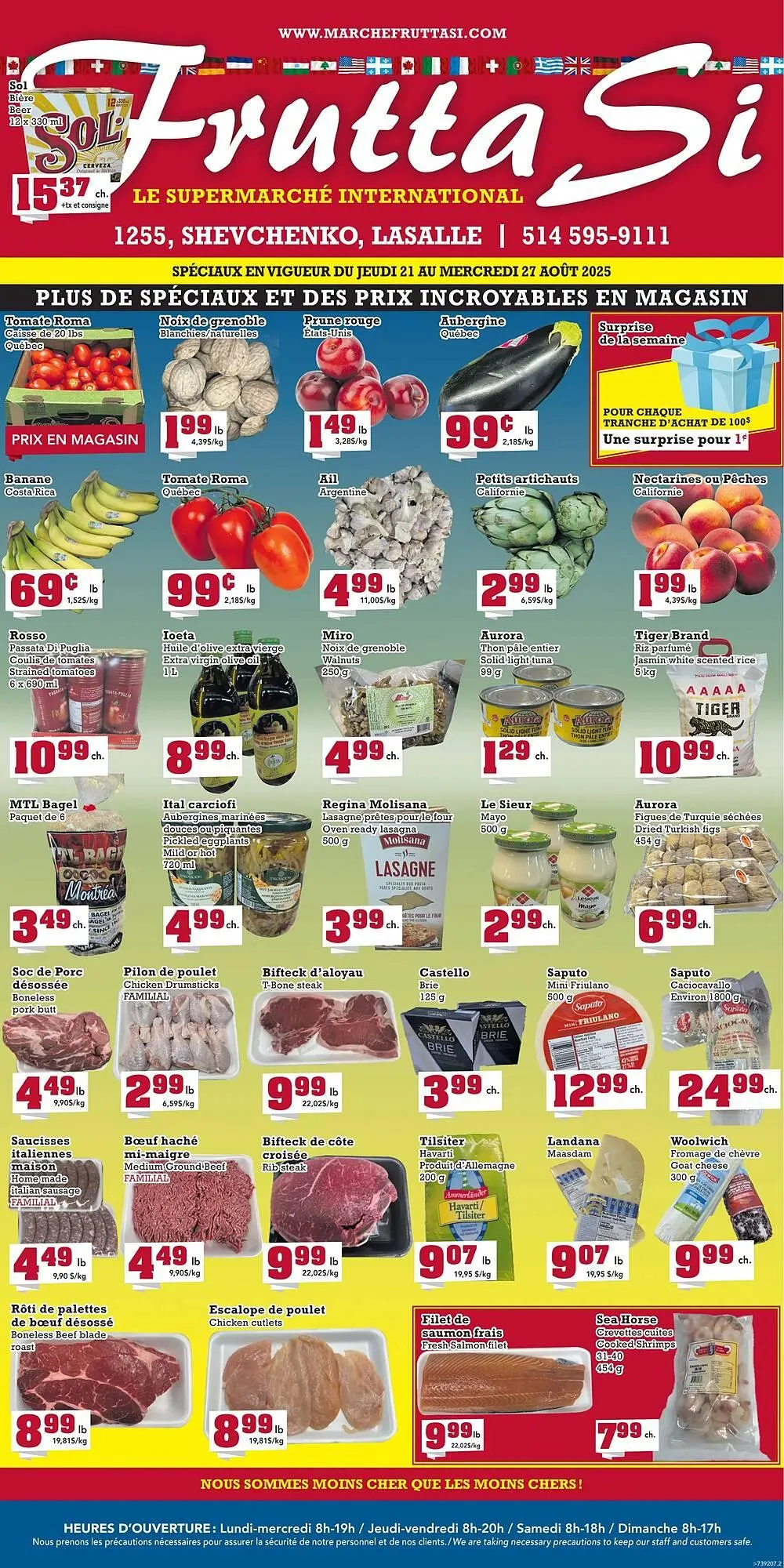 Frutta Si flyer from August 21 to August 27 2025 - flyer page 1
