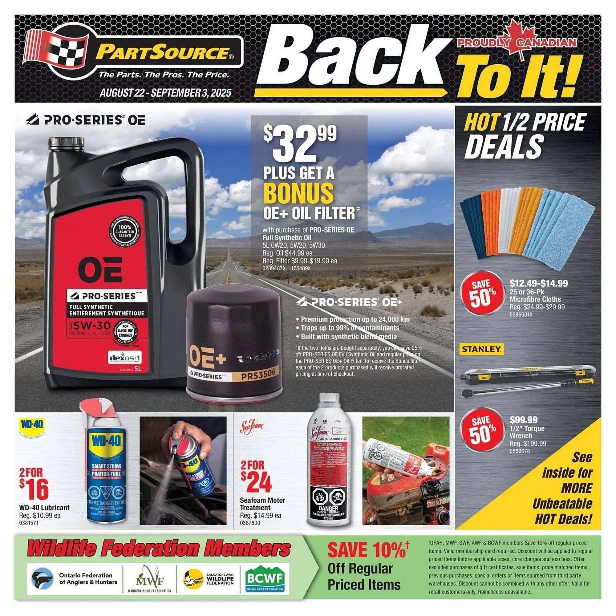 PartSource flyer from August 22 to August 29 2025 - flyer page 1