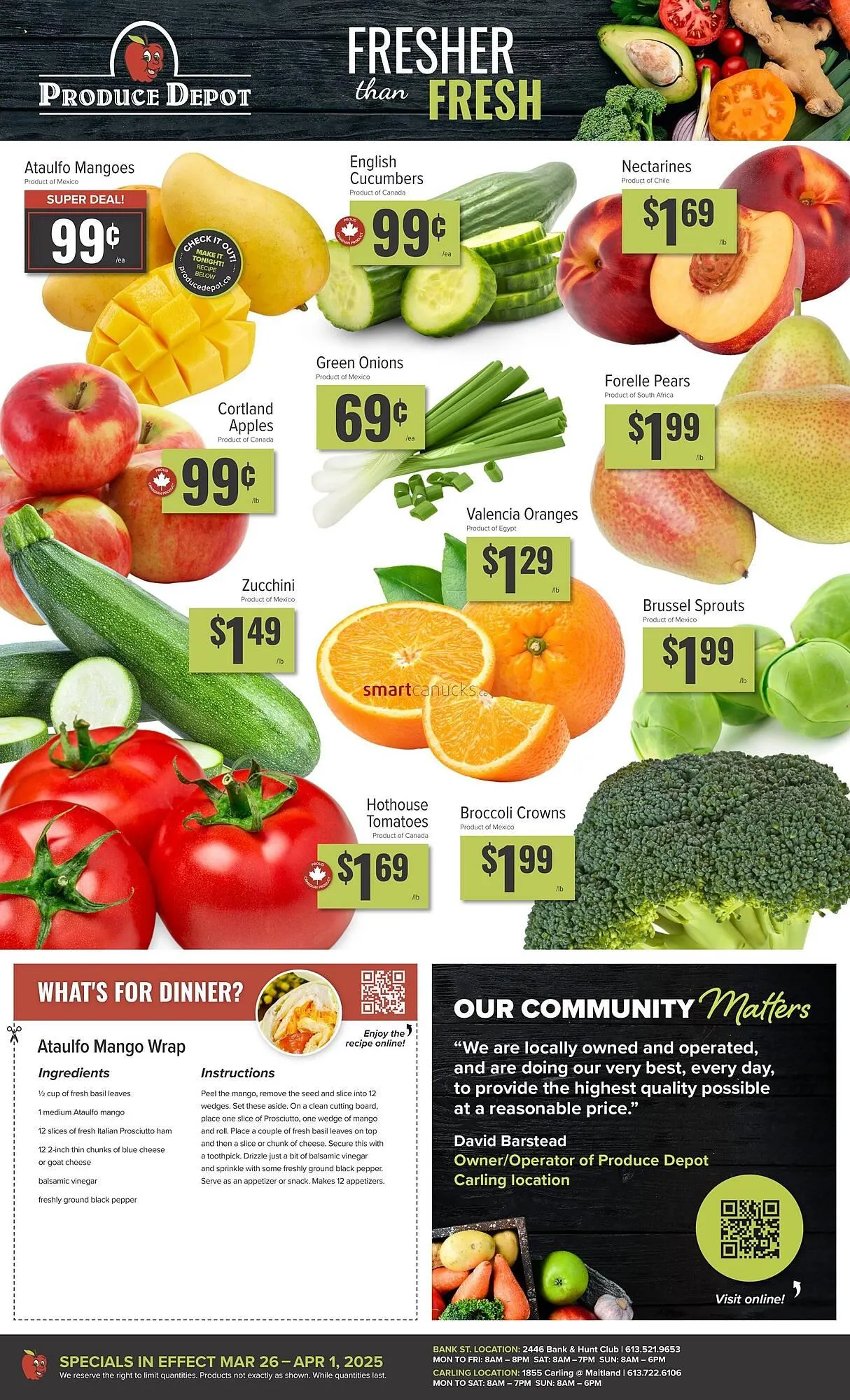 Produce Depot flyer - 1